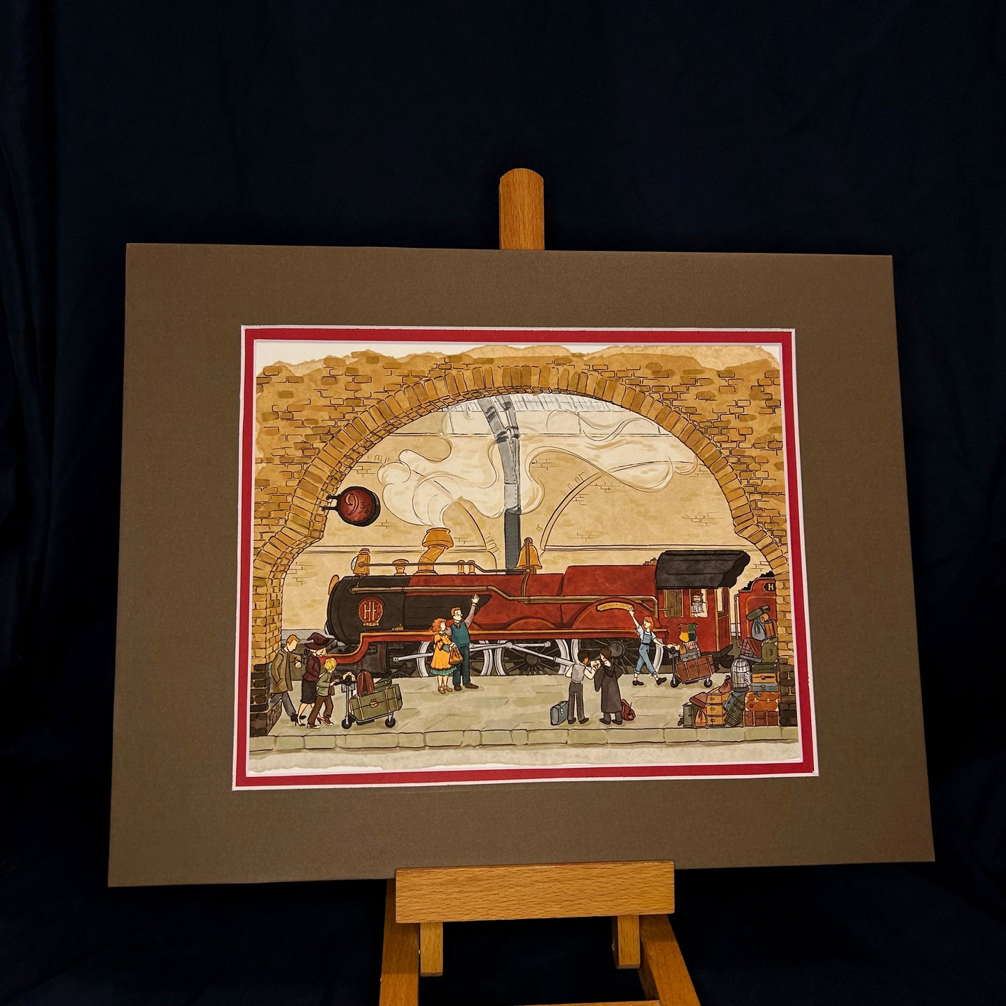 Departing from Kings Cross || Specialty Matted Print