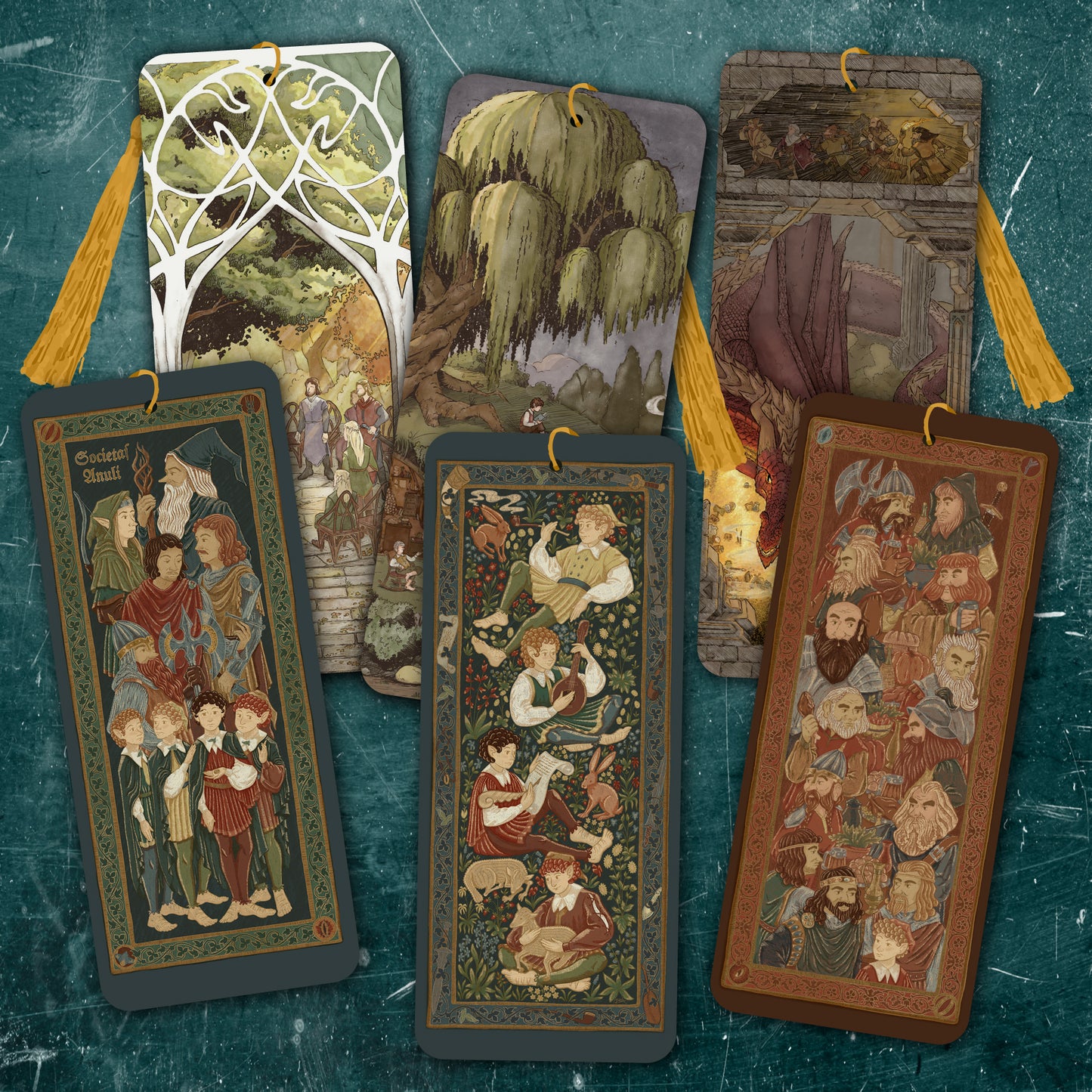 There and Back Again Bookmarks || 3 Chunky Bookmarks