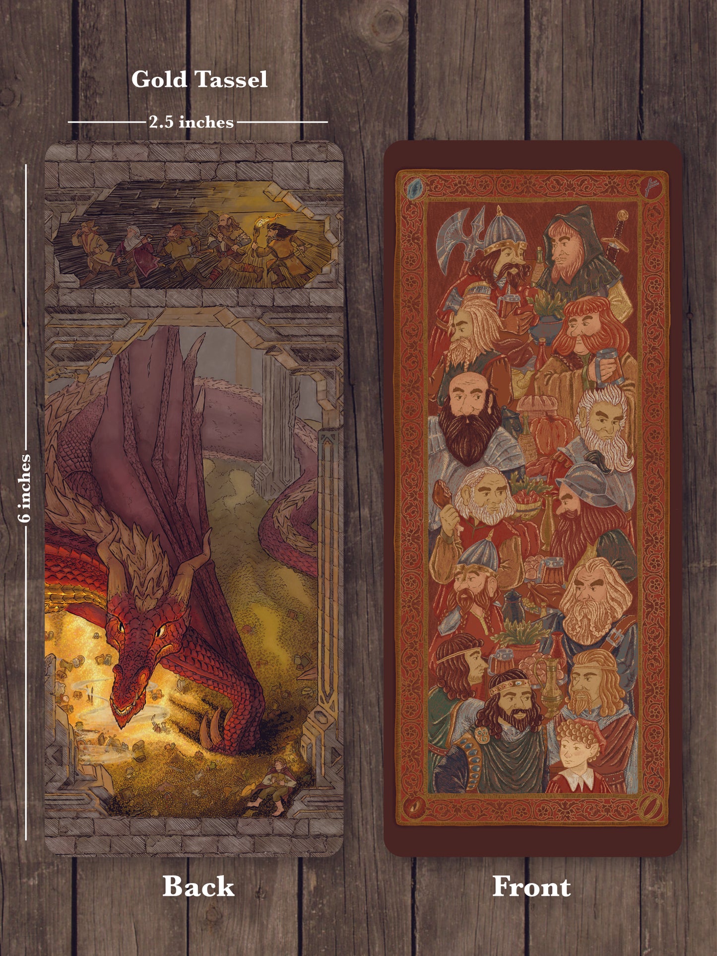 There and Back Again Bookmarks || 3 Chunky Bookmarks