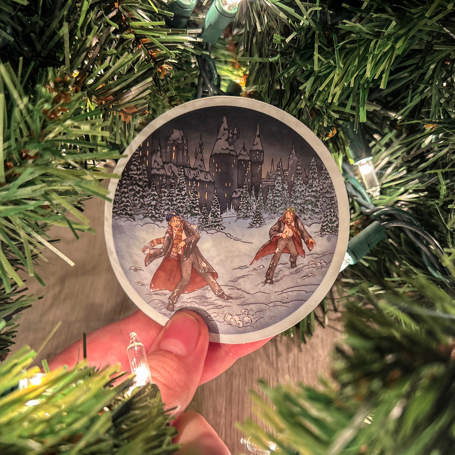 Christmas Moments Stickers || 3 Vinyl Stickers
