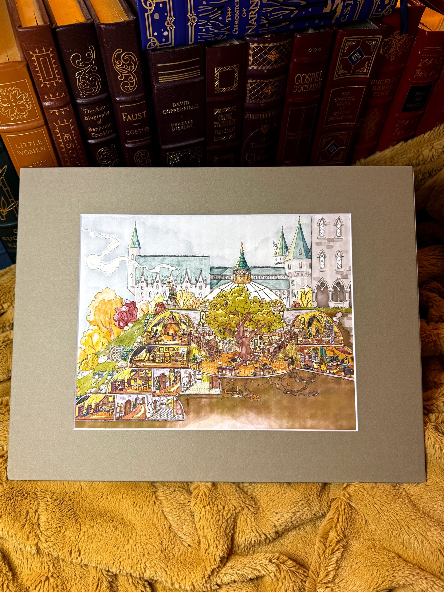 Loyalty, Patience, & Truth | Gray Specialty Matted Print