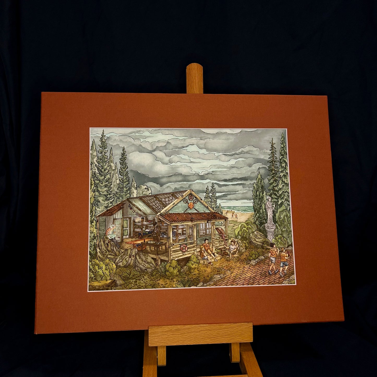 Cabin Three | Specialty Matted Print