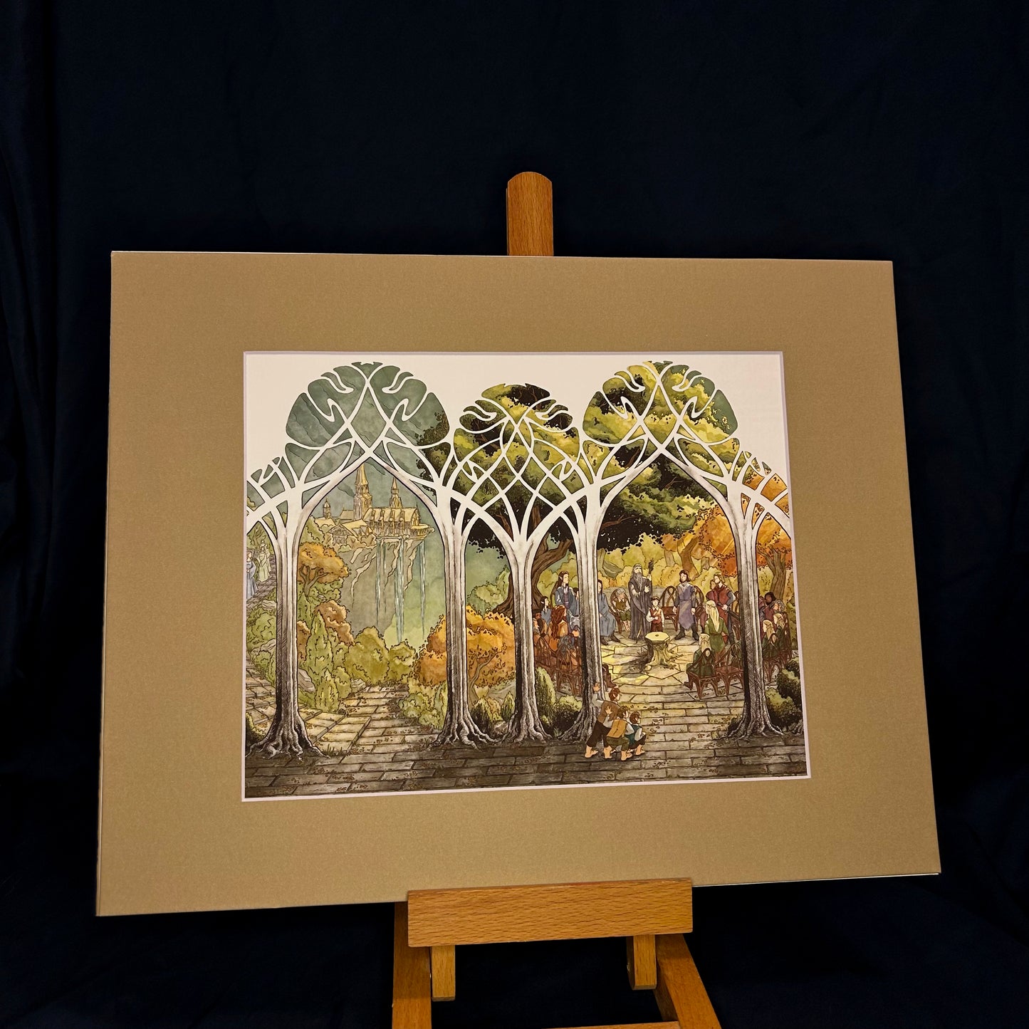 In Glades Beneath the Misty Fell | Specialty Matted Print