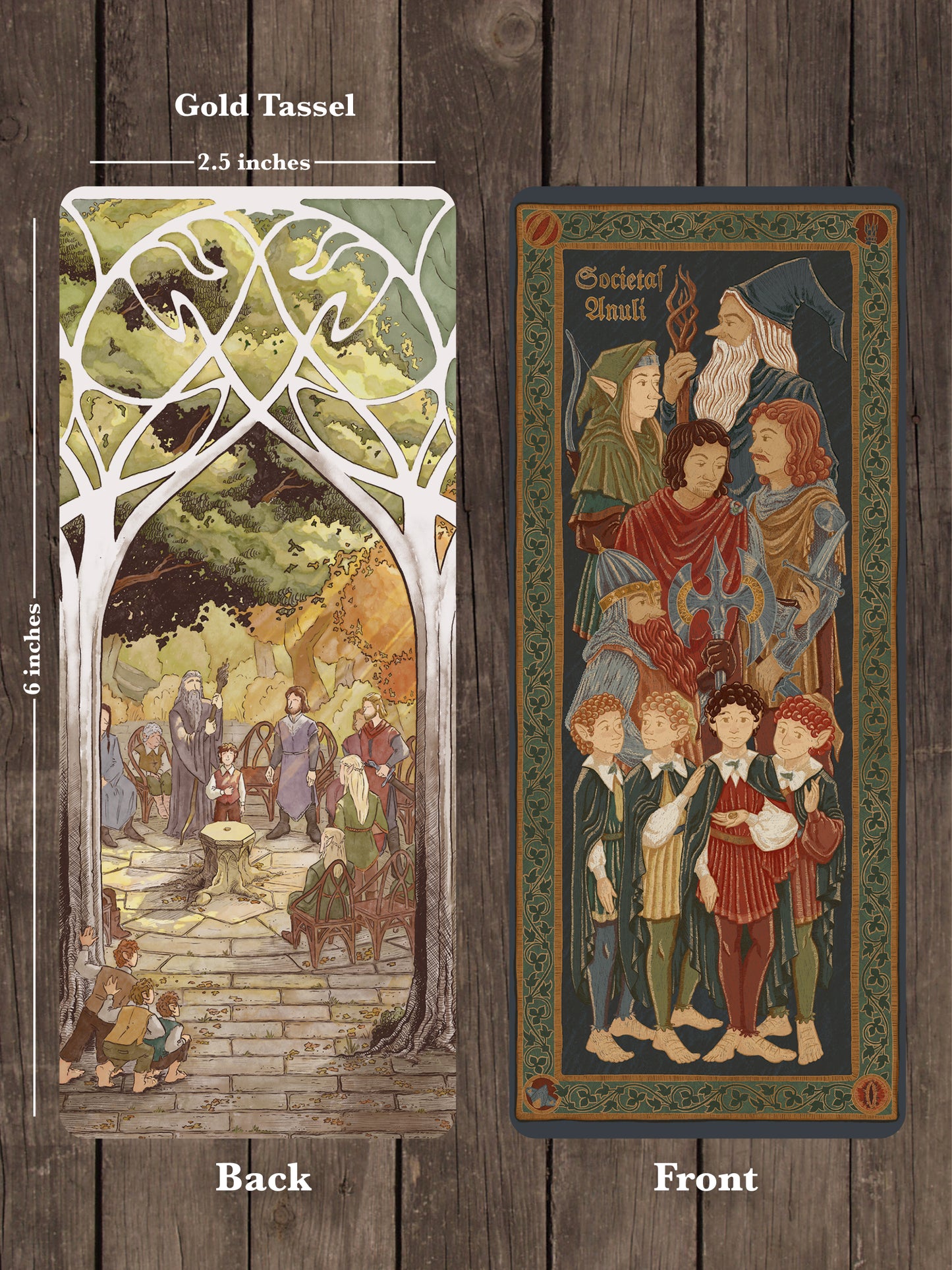 There and Back Again Bookmarks || 3 Chunky Bookmarks