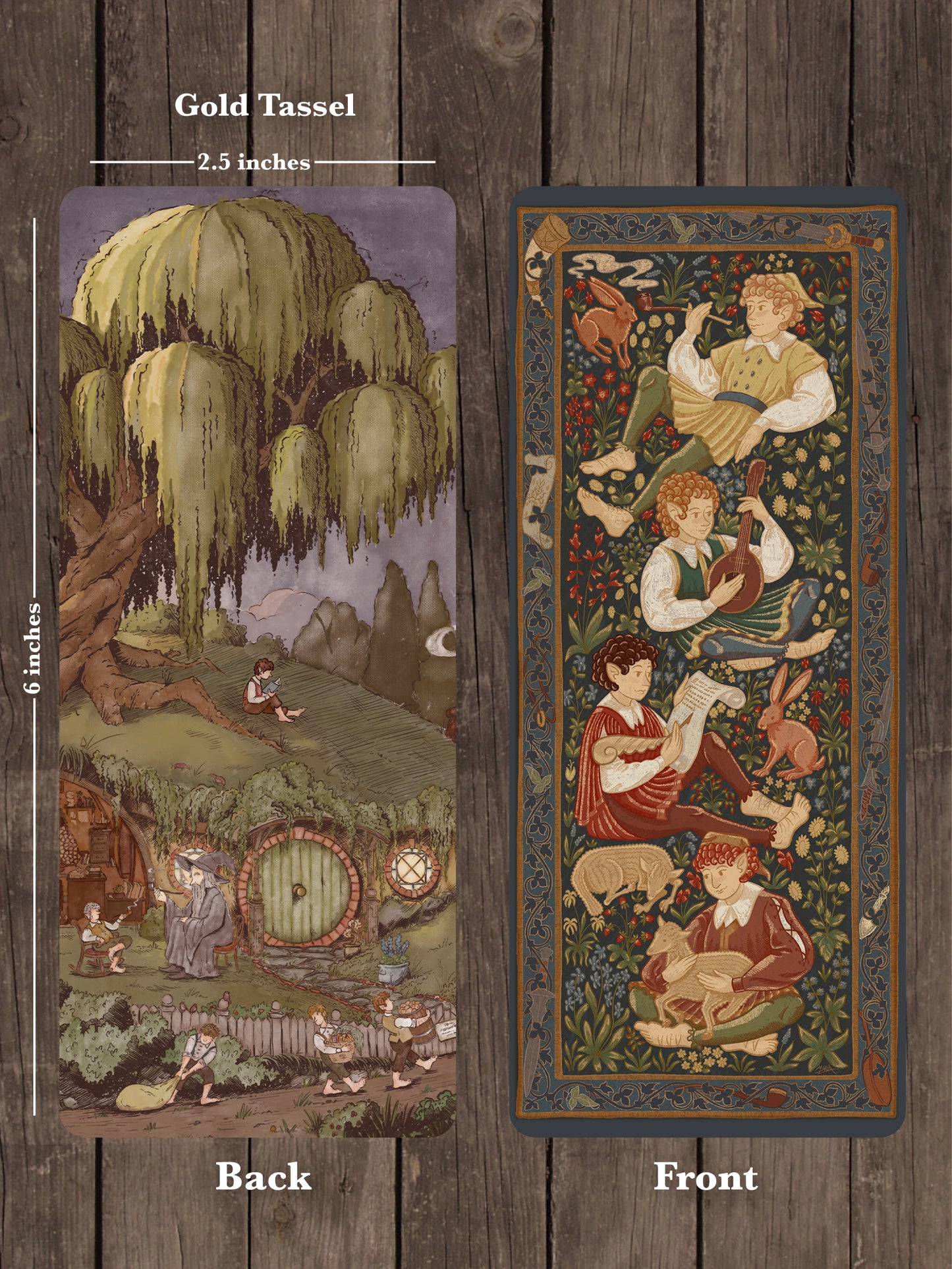 There and Back Again Bookmarks || 3 Chunky Bookmarks