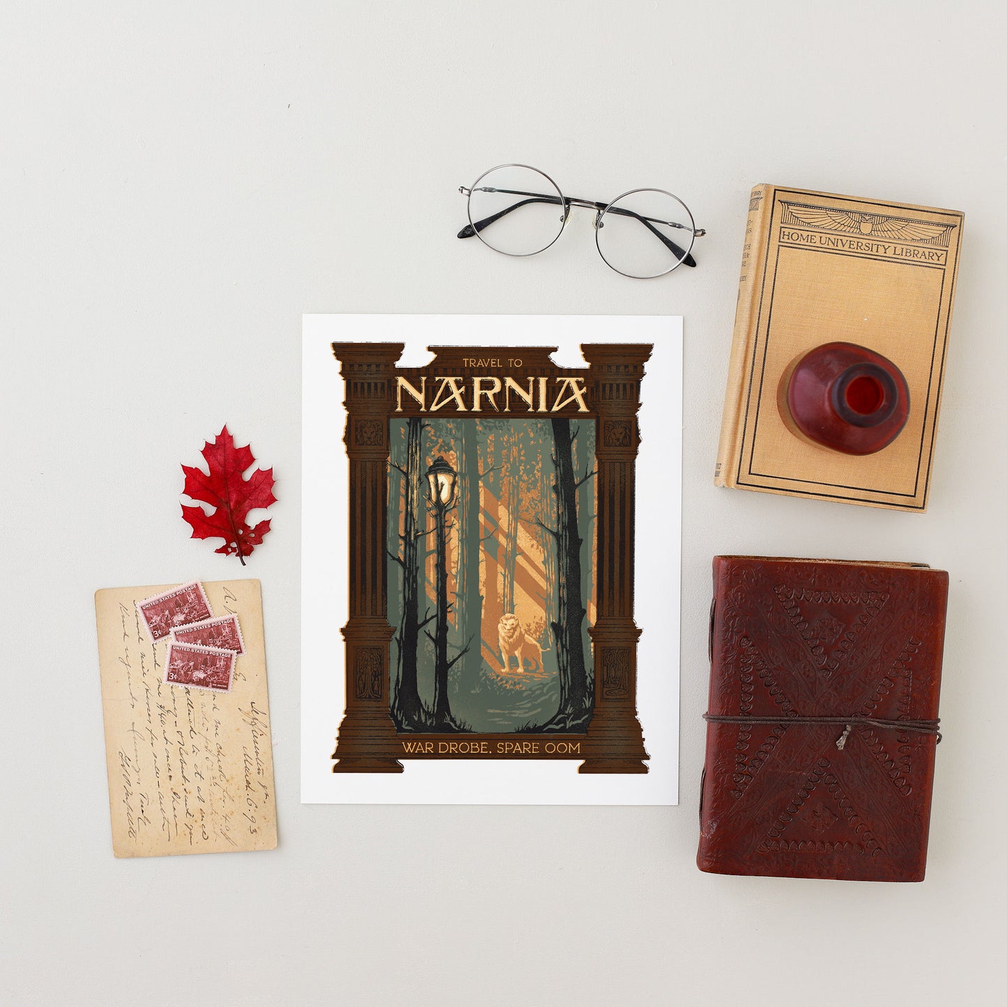 War Drobe, Spare Oom || Literary Art Print