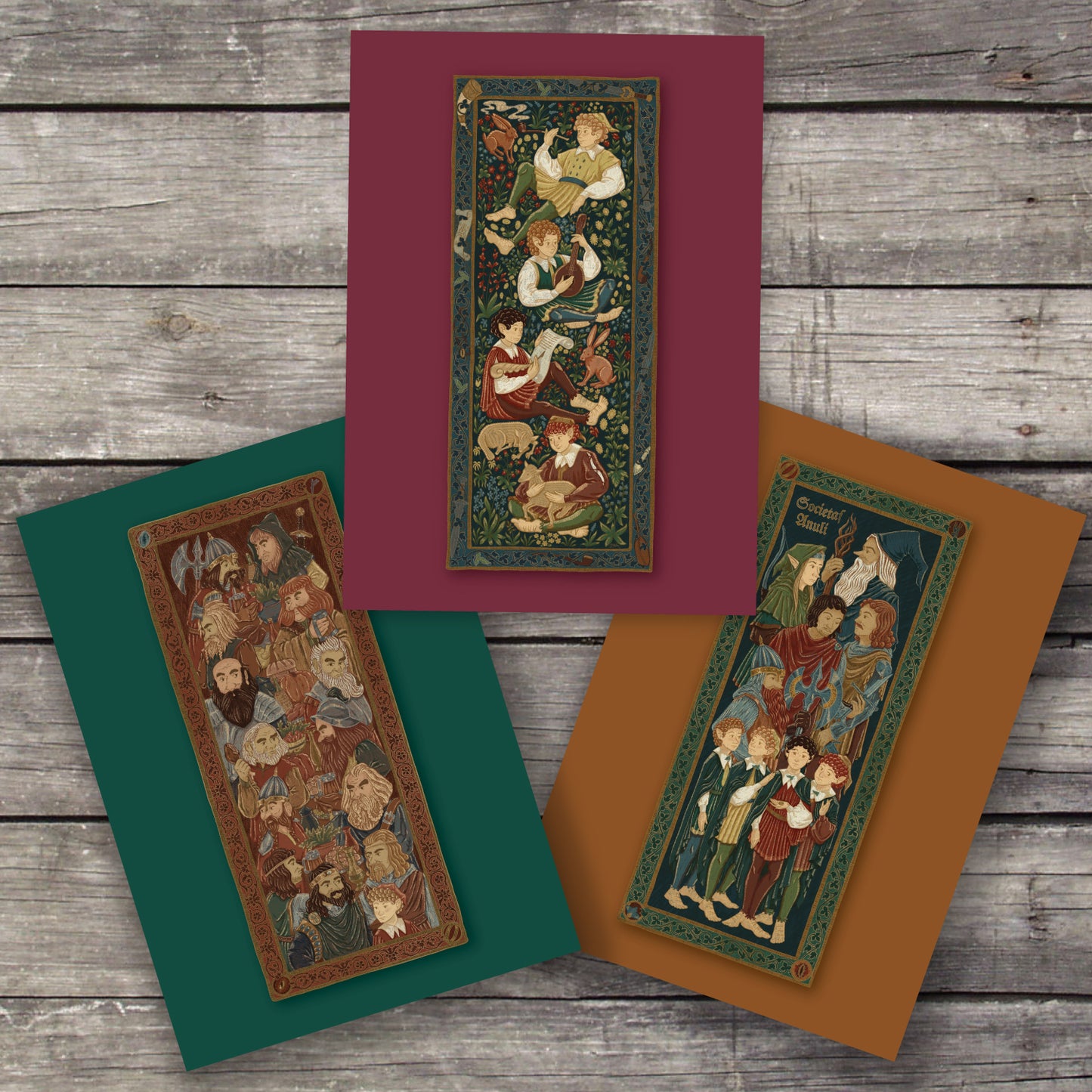 NEW! Postcard Pack || Collection of *9* Lord of the Rings Drawings