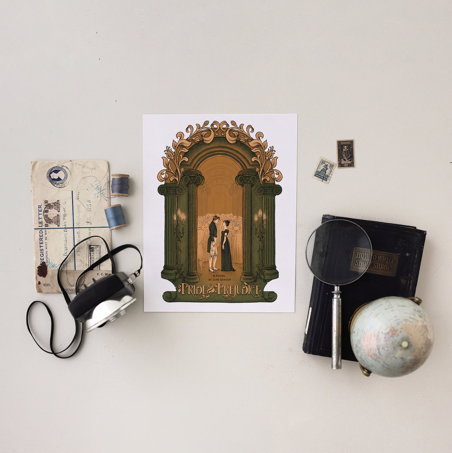 Pride and Prejudice Ball || Literary Art Print