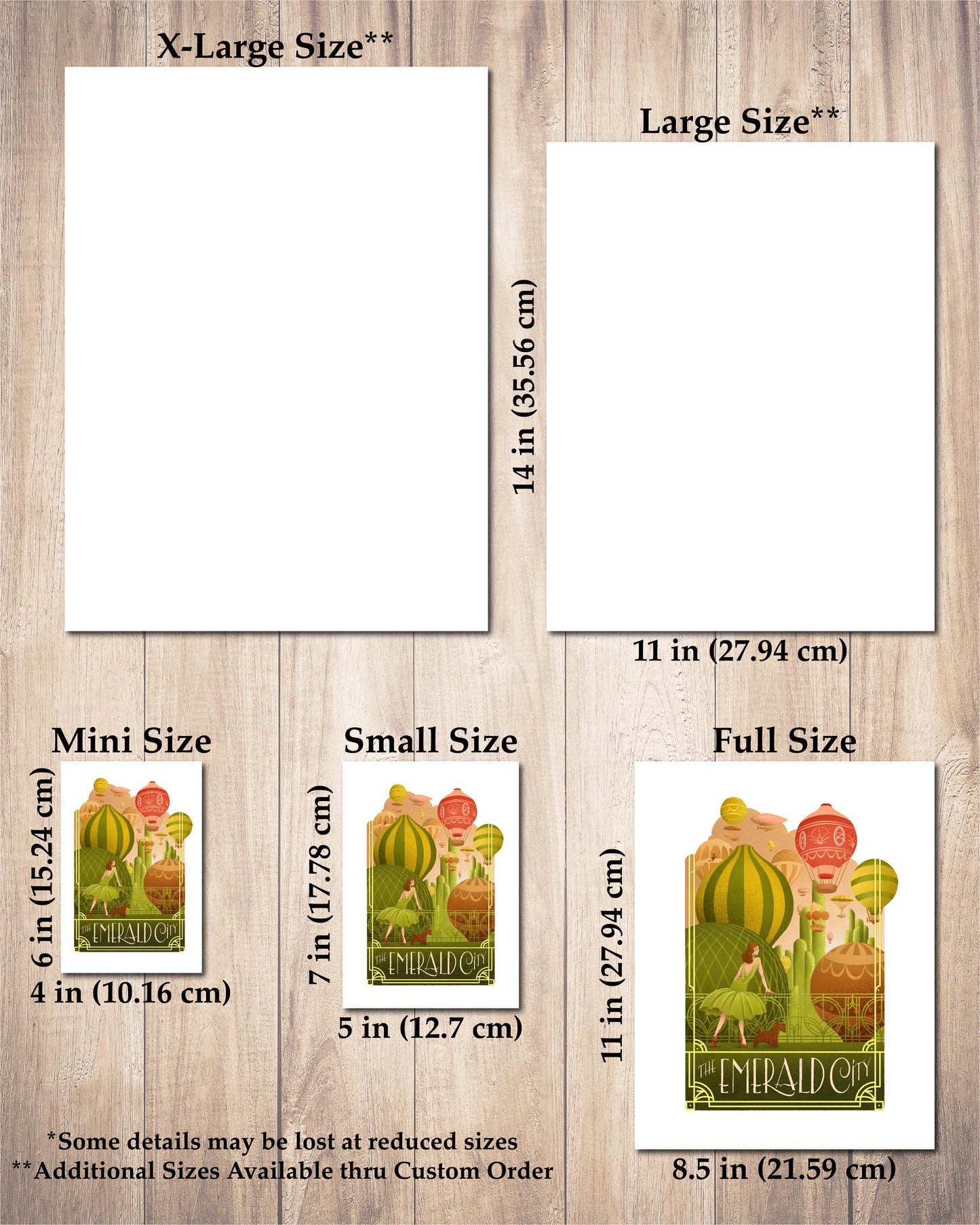 The Emerald City, The Land of OZ || Literary Art Print