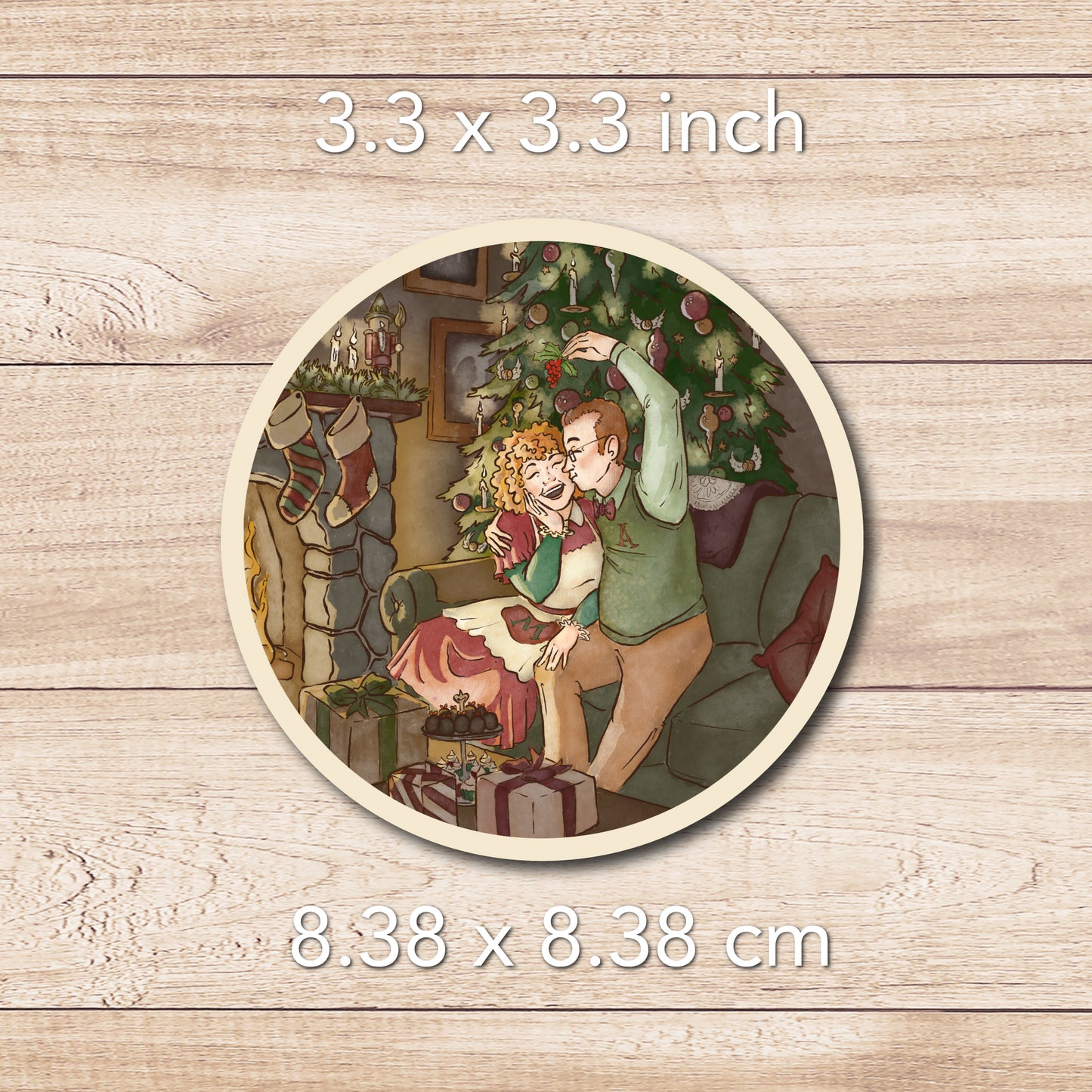 Christmas Moments Stickers || 3 Vinyl Stickers