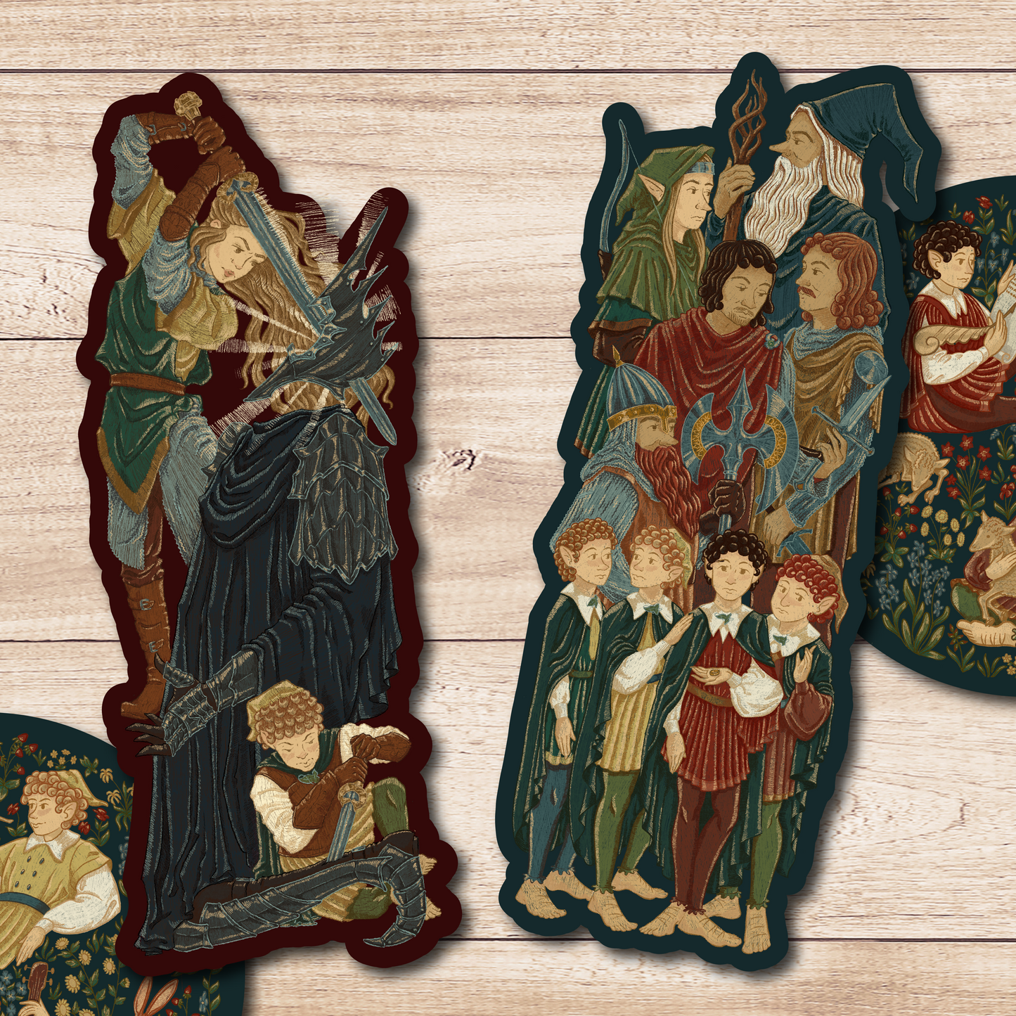 NEW! Tapestry Stickers || Vinyl Stickers || There and Back Again Collection