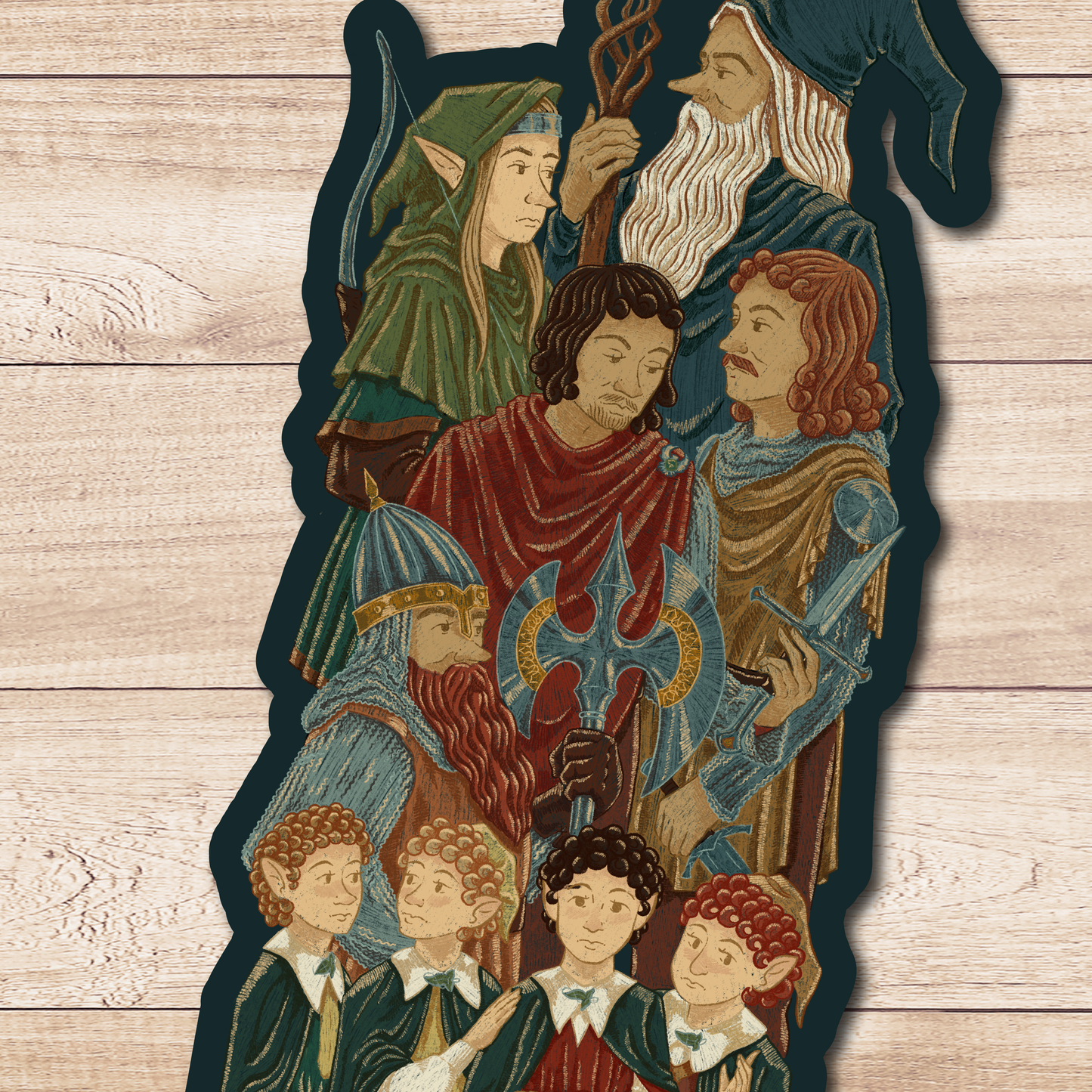 NEW! Tapestry Stickers || Vinyl Stickers || There and Back Again Collection