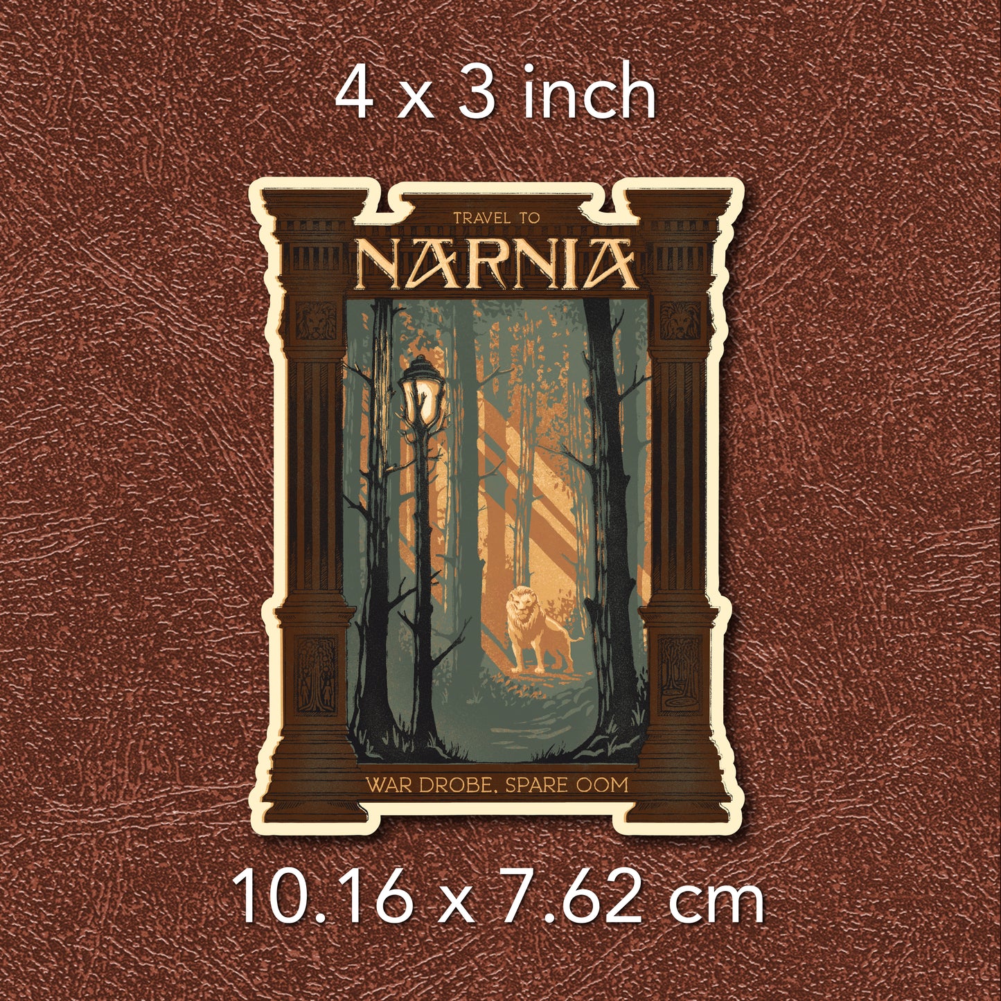 Into the Wardrobe, Narnia || Travel Sticker Series