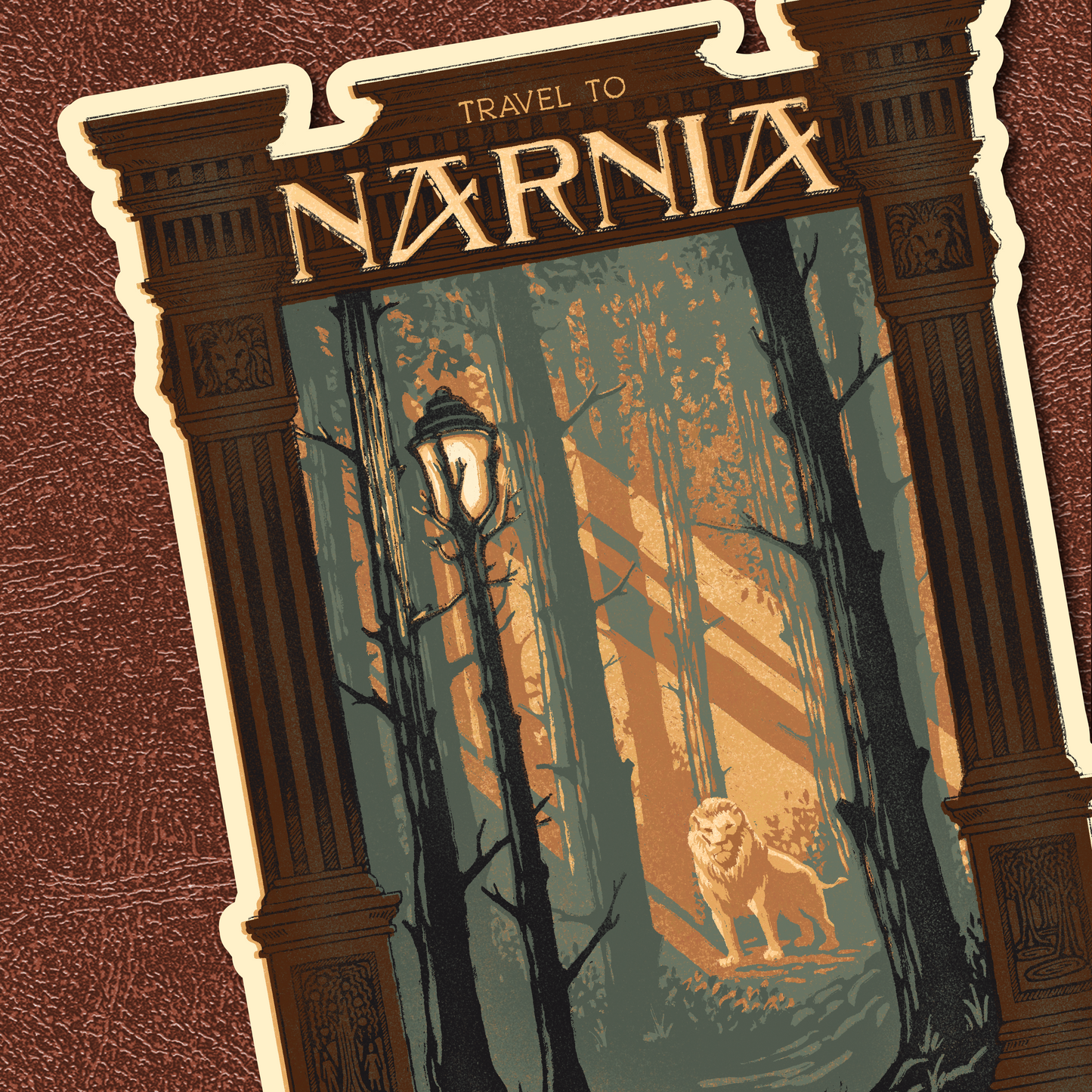 Into the Wardrobe, Narnia || Travel Sticker Series