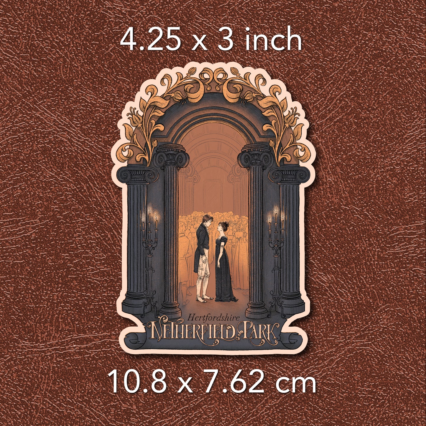 The Ball at Netherfield Park || Travel Sticker Series