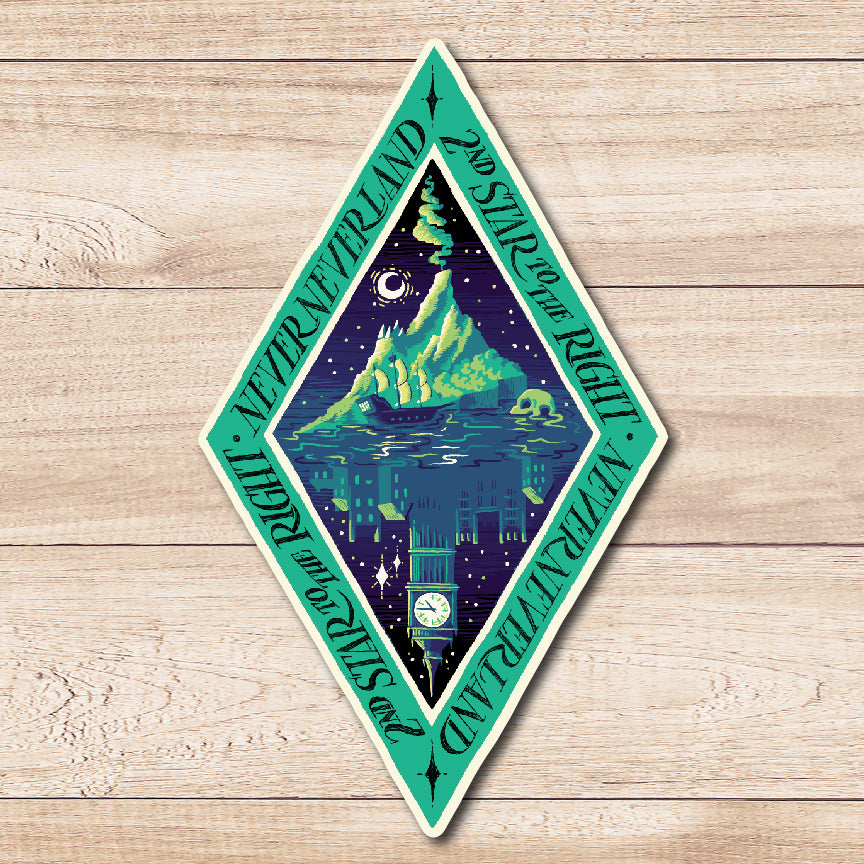 Never Never Land || Travel Sticker Series
