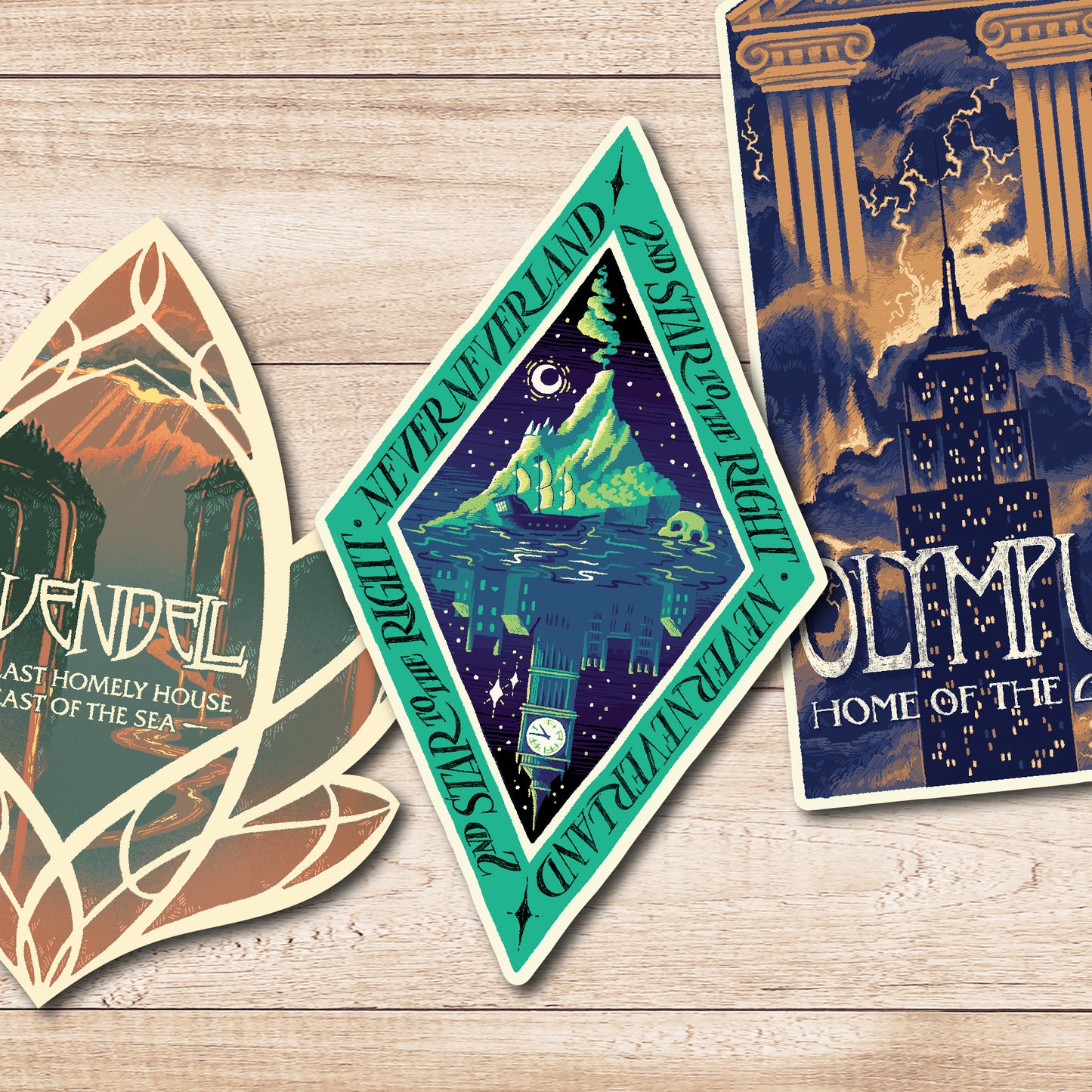 Never Never Land || Travel Sticker Series