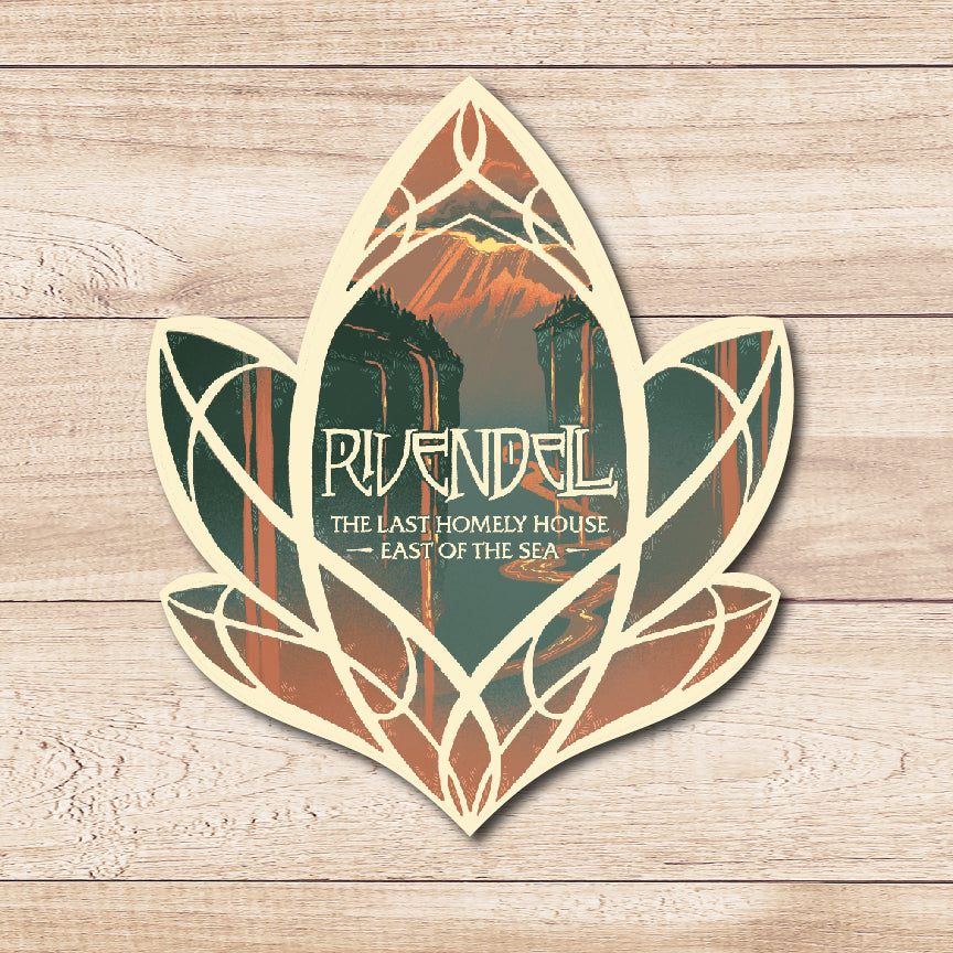Rivendell, Middle Earth || Travel Sticker Series