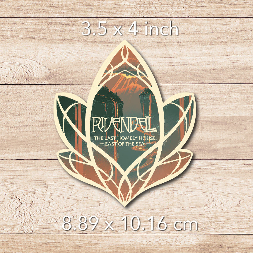Rivendell, Middle Earth || Travel Sticker Series