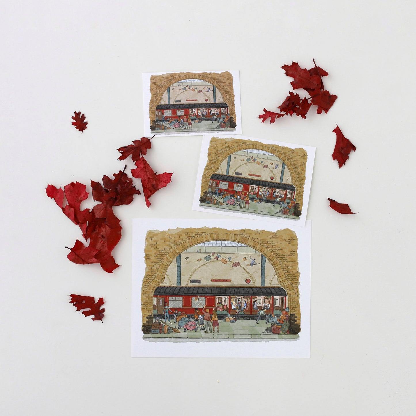 Train Station Series || HP Inspired Print Set || 3 Prints