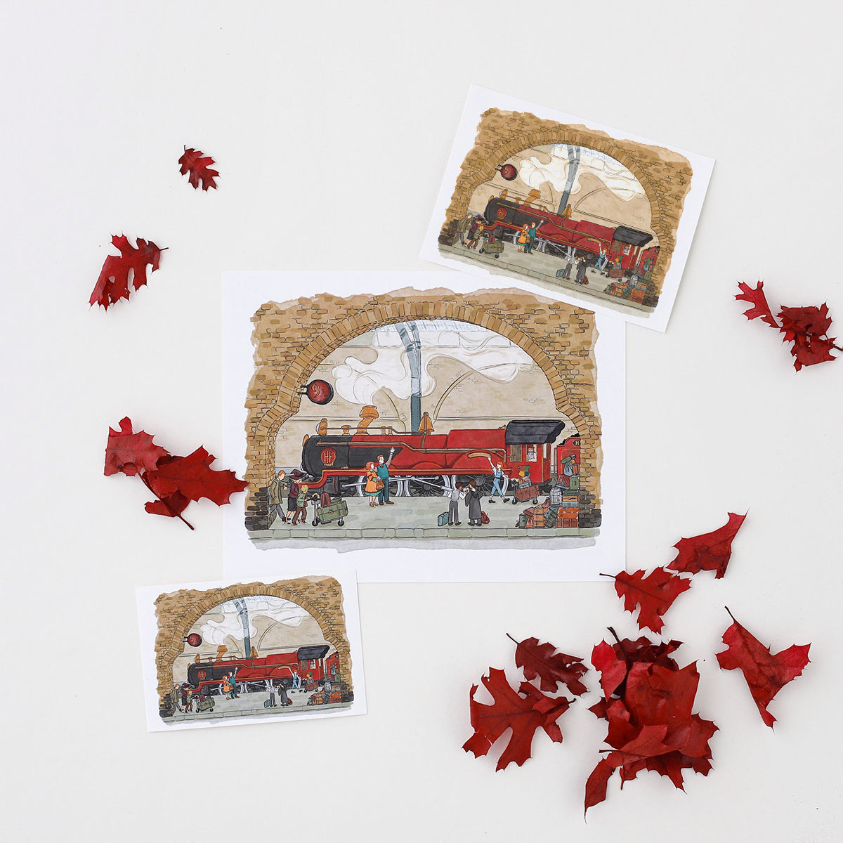 Train Station Series || HP Inspired Print Set || 3 Prints