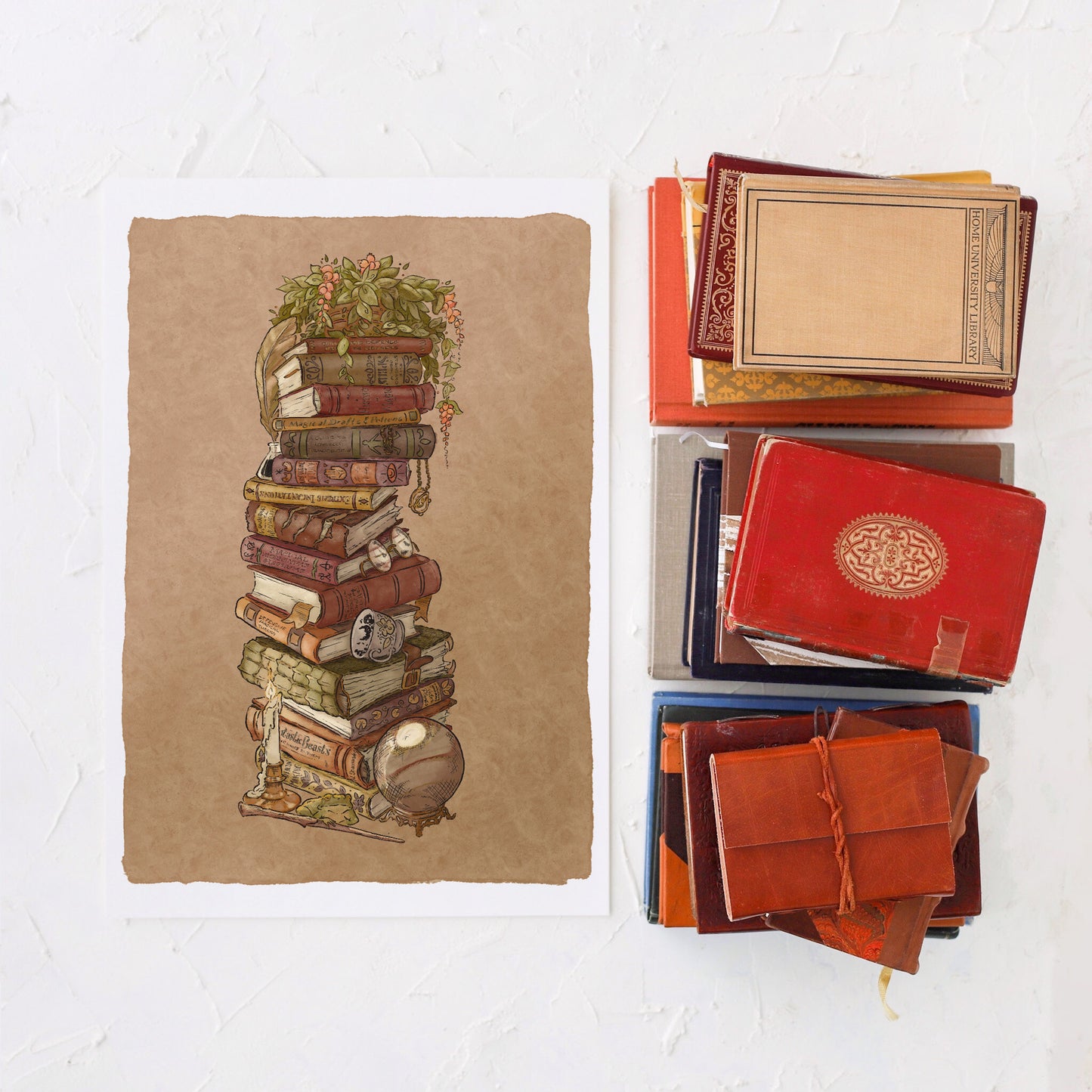 Overdue Library Books || Art Print