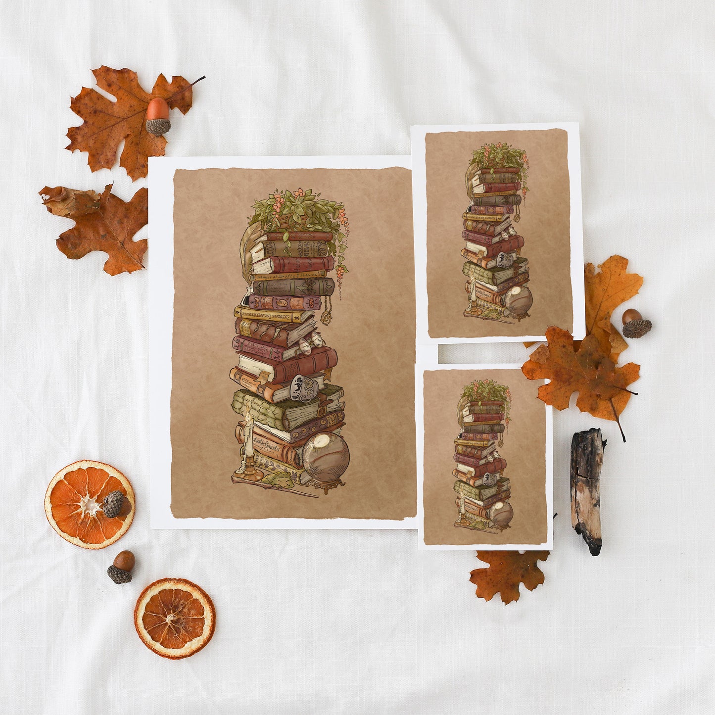 Overdue Library Books || Art Print