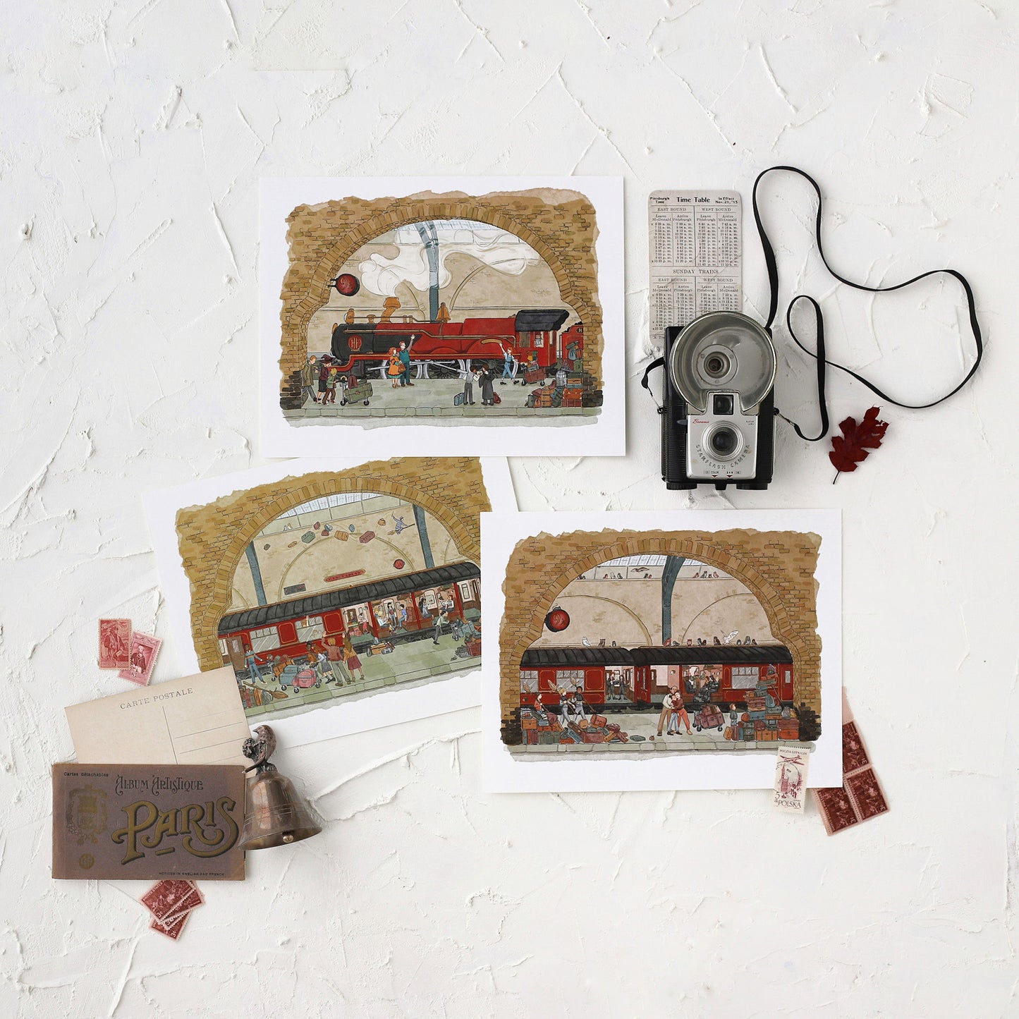 Train Station Series || HP Inspired Print Set || 3 Prints