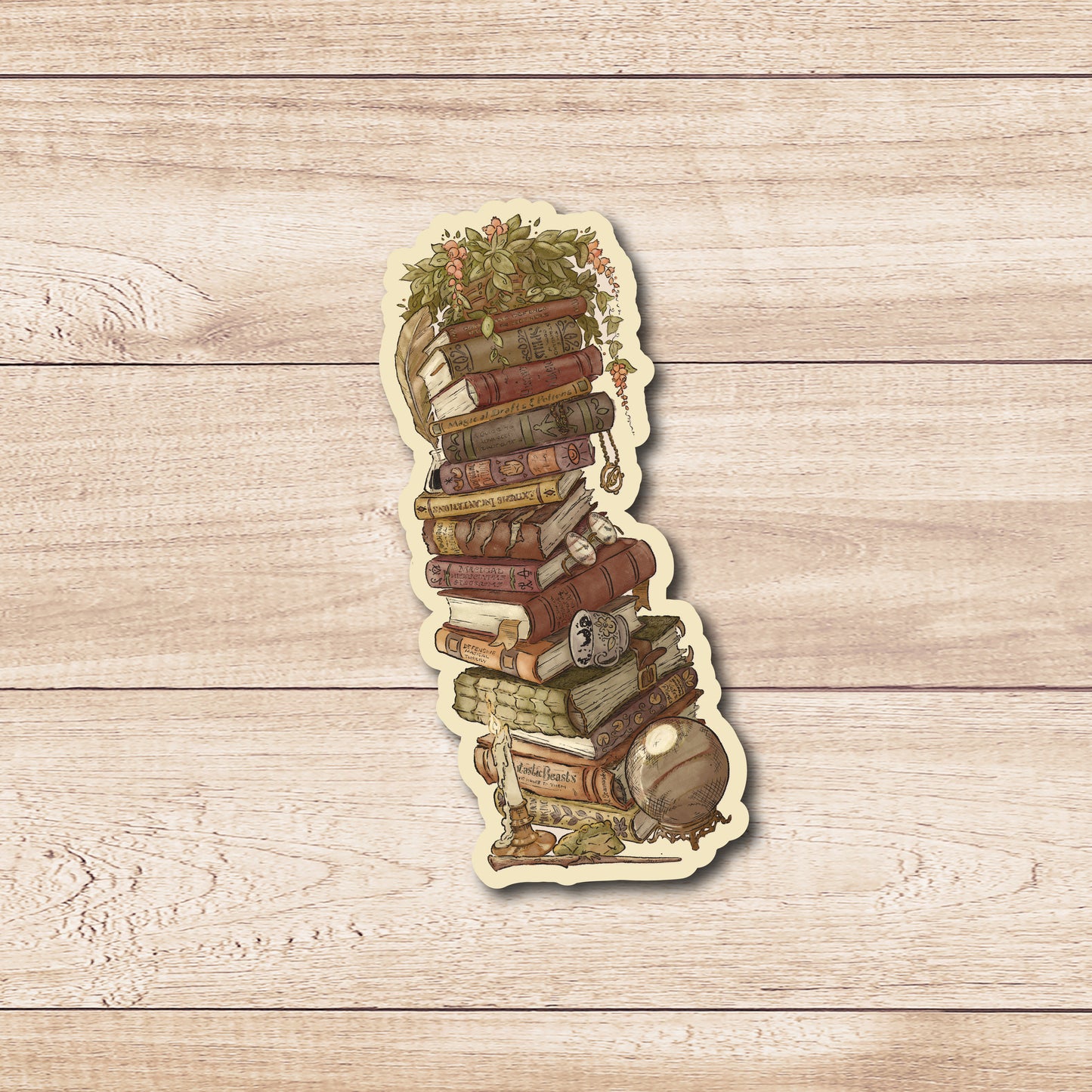 Overdue Library Books || Vinyl Sticker