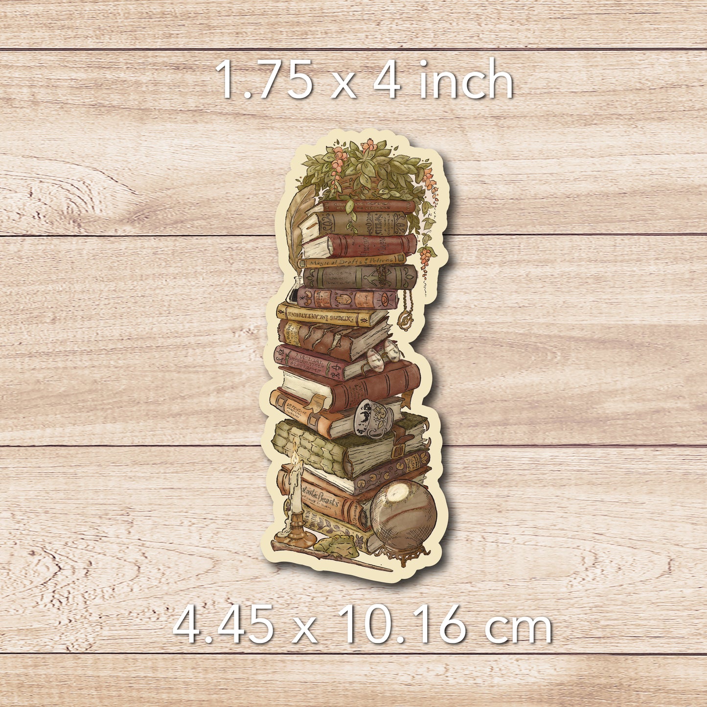 Overdue Library Books || Vinyl Sticker