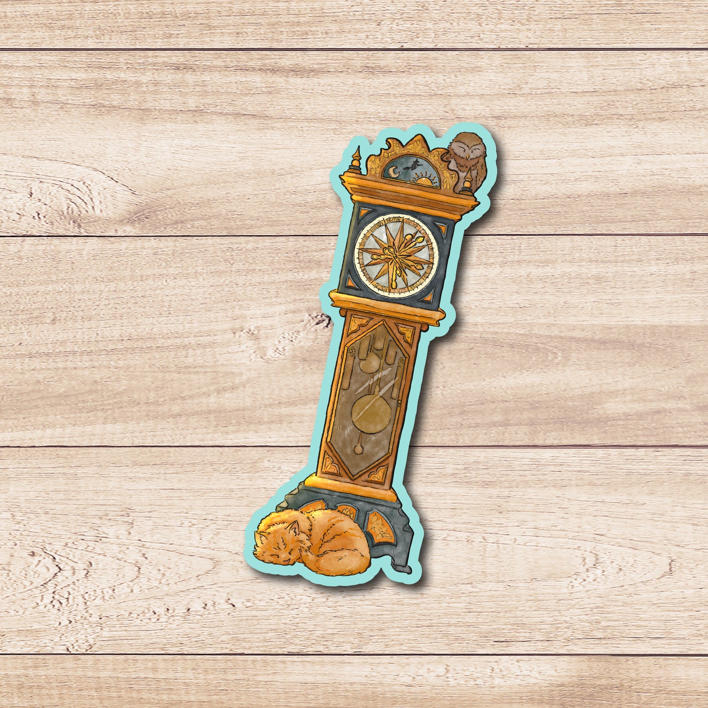 Weasley Family Clock || Vinyl Sticker