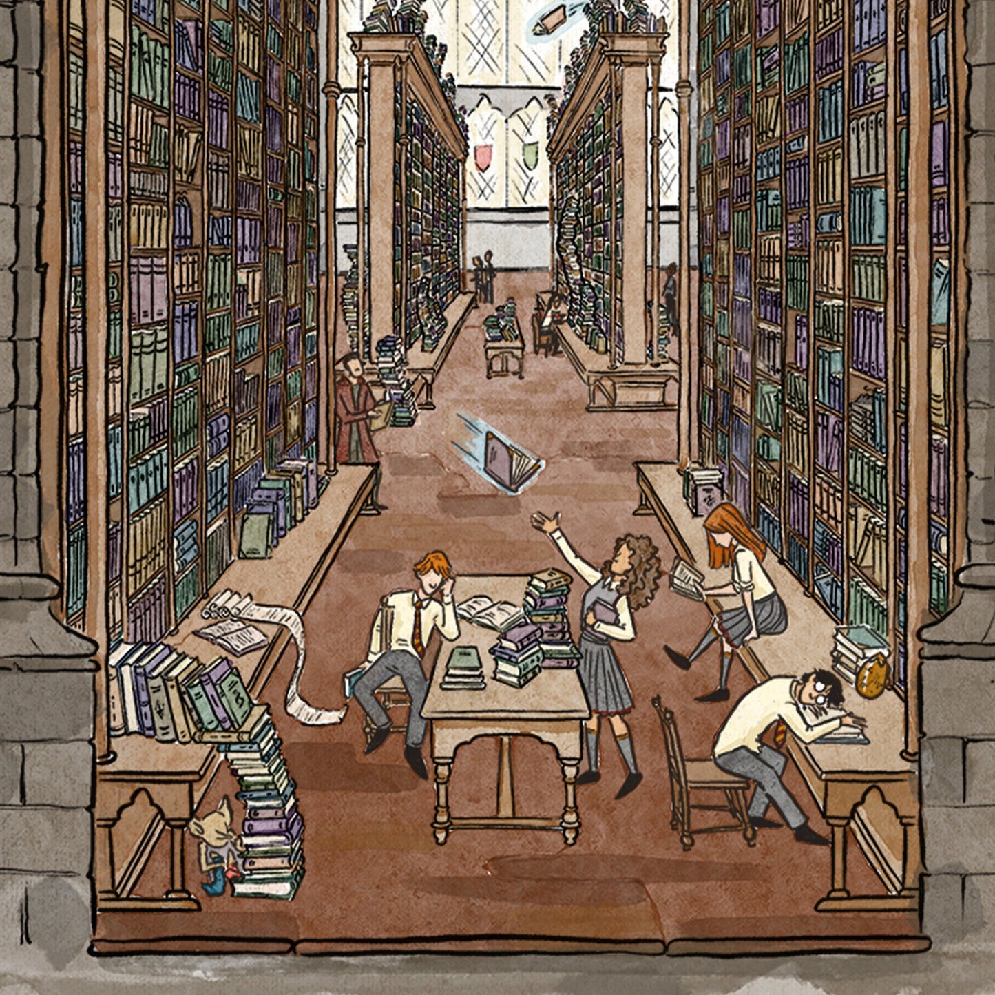 Studying with the Champions || Wizarding Collection