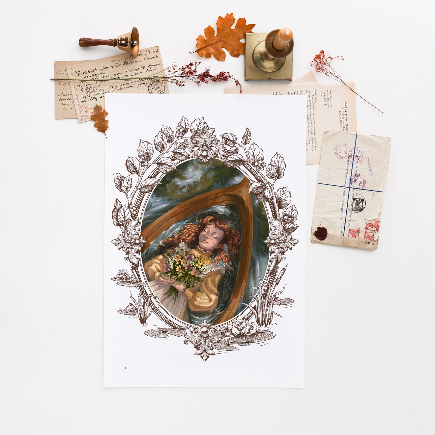 Lady Anne of Sharlott || Literary Art Print
