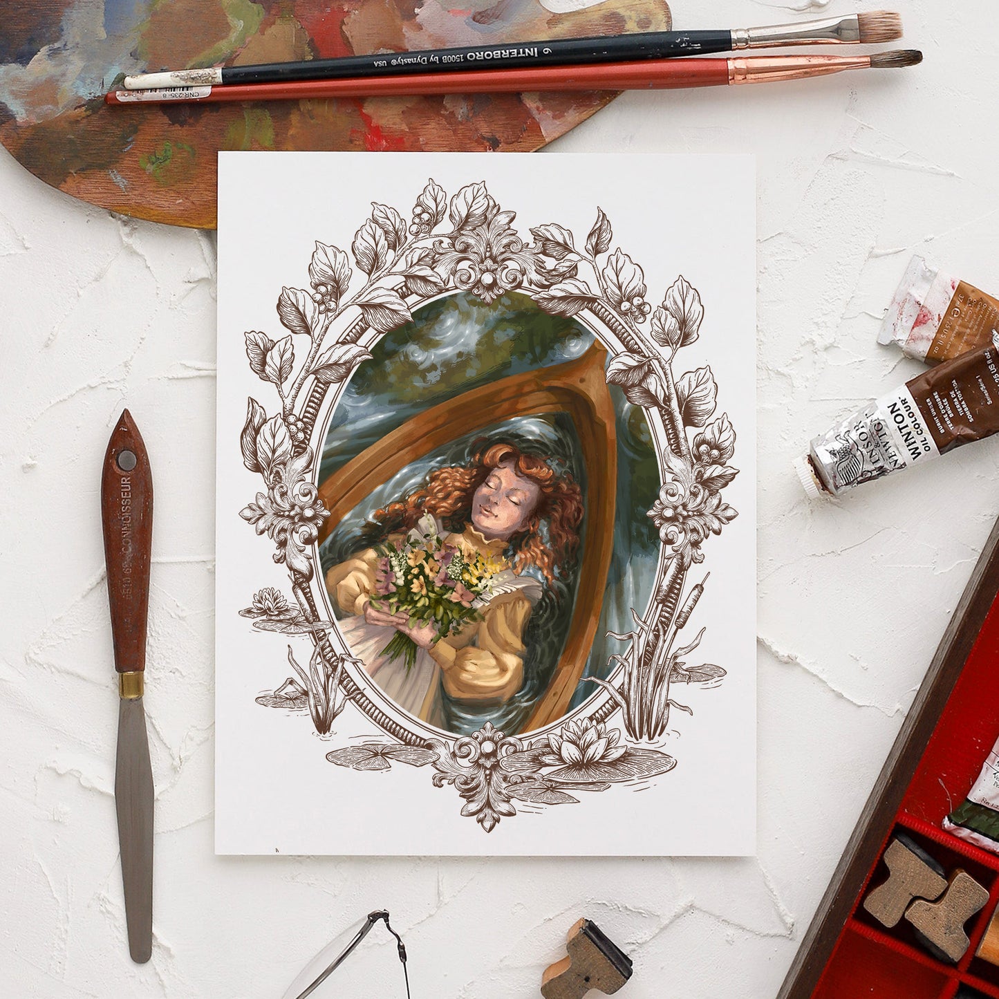 Lady Anne of Sharlott || Literary Art Print