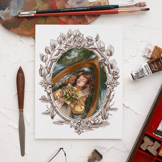 Lady Anne of Sharlott || Literary Art Print