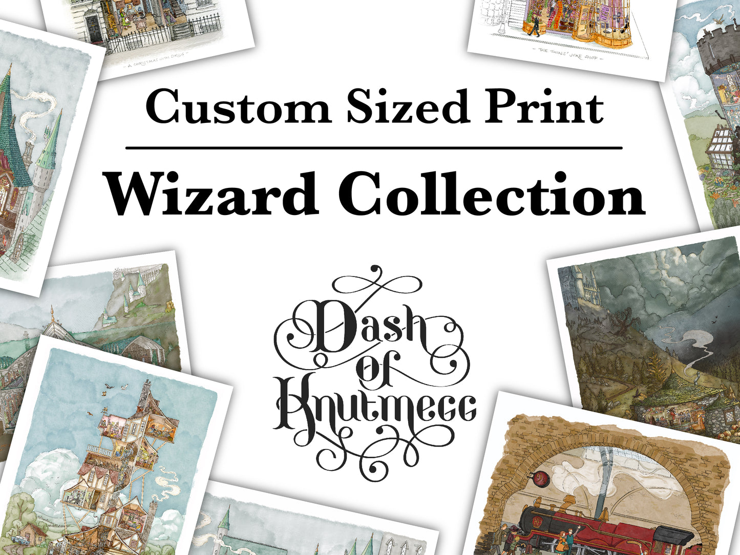 Custom Sized Prints for Wizard Collection || Please Read Item Description!