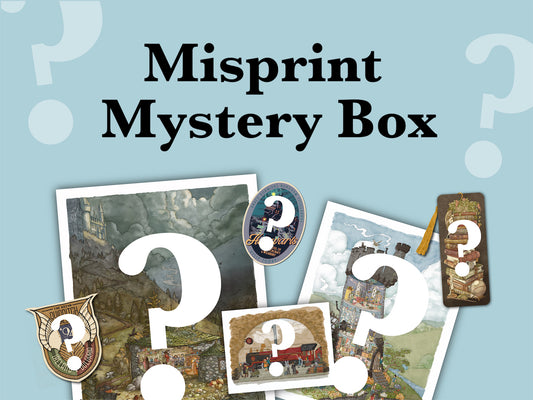 Misprint Mystery Boxes || Discount Art Prints, Bookmarks, & Stickers