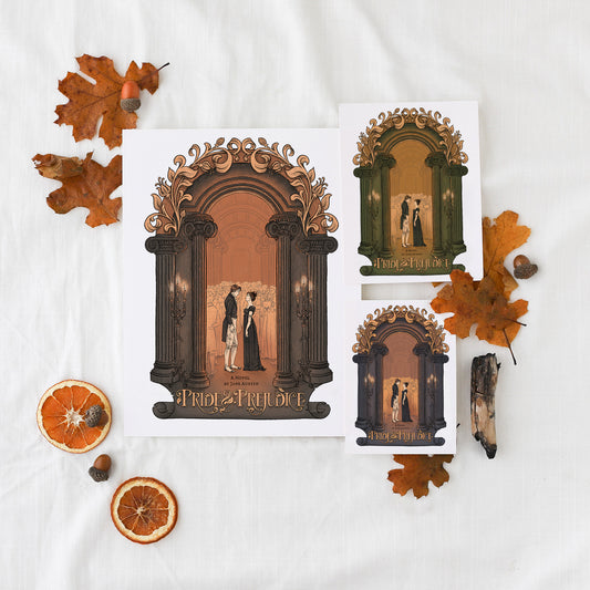 Pride and Prejudice Ball || Literary Art Print