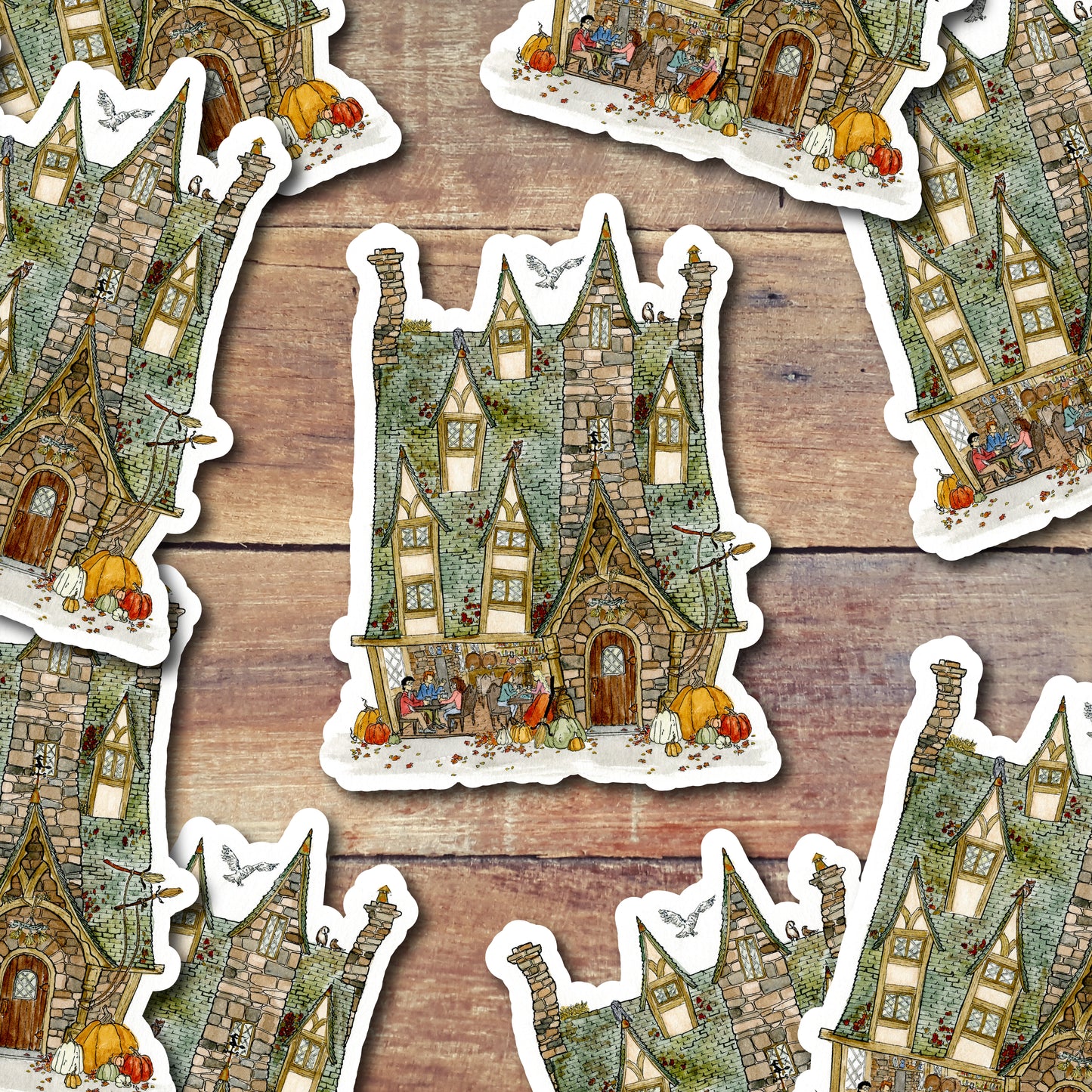 Wizarding Homes and Buildings || 3 Vinyl Stickers