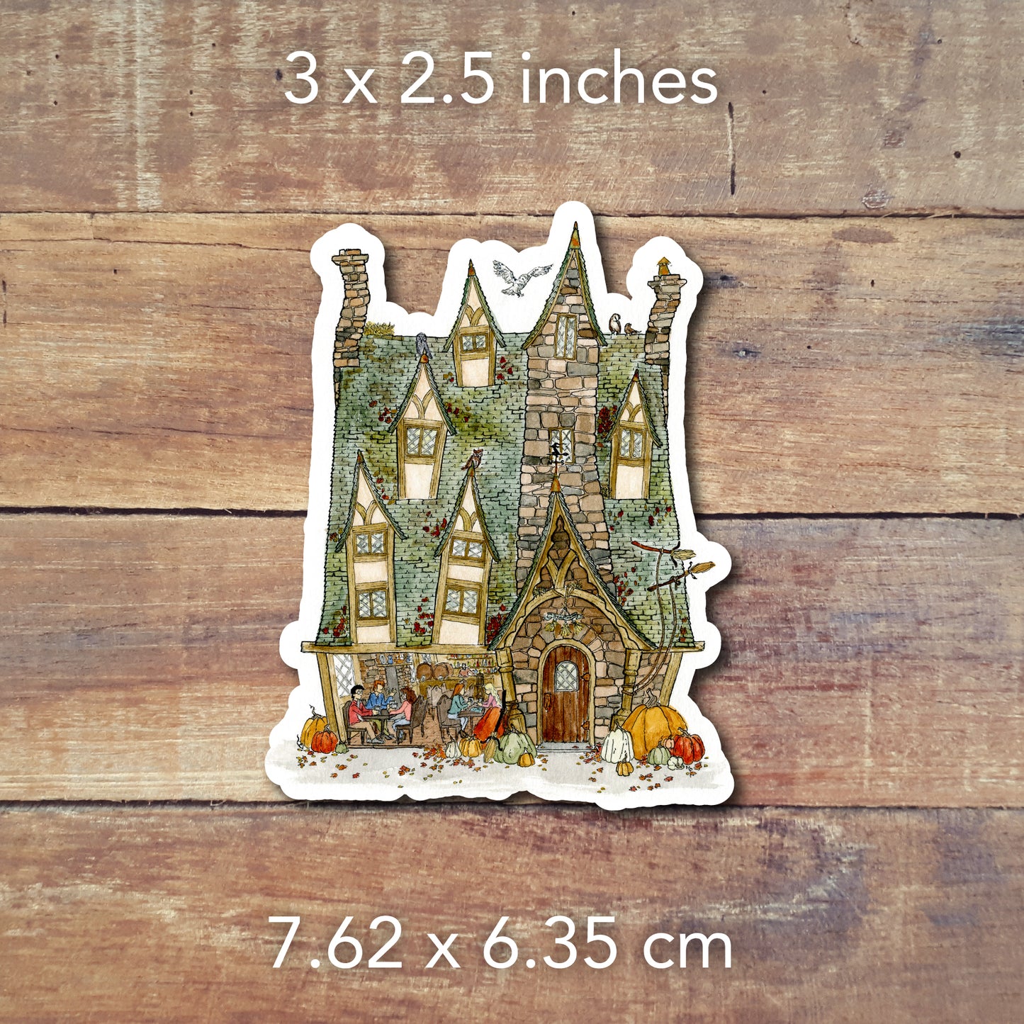 Wizarding Homes and Buildings || 3 Vinyl Stickers