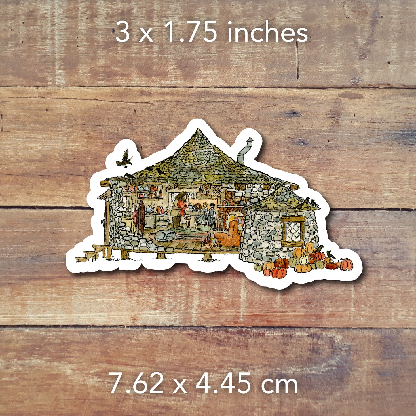 Wizarding Homes and Buildings || 3 Vinyl Stickers