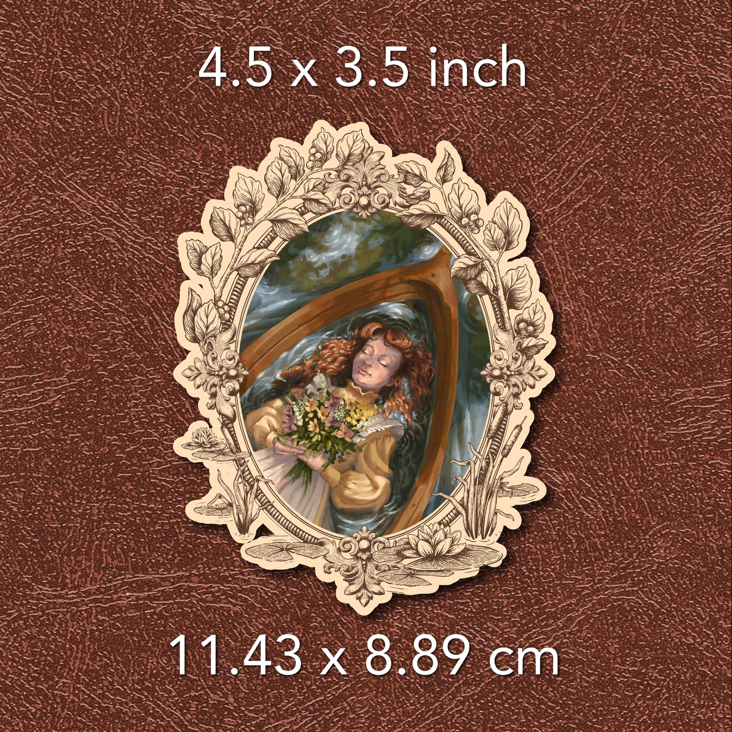 Lady Anne of Shalott || Literary Sticker Series