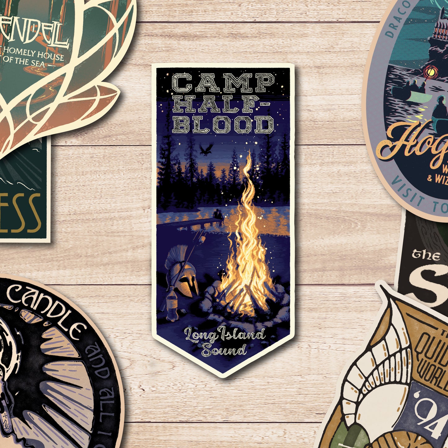 Camp Half-Blood, Long Island Sound || Travel Sticker Series