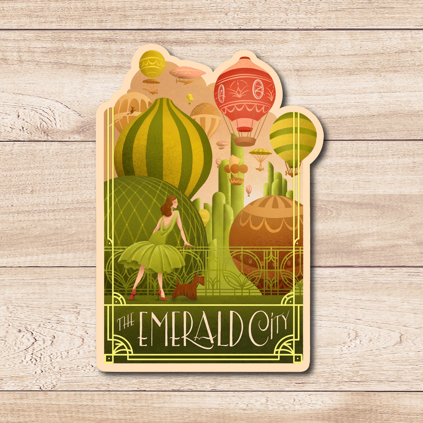 The Emerald City, The Land of OZ || Travel Sticker Series (Copy)