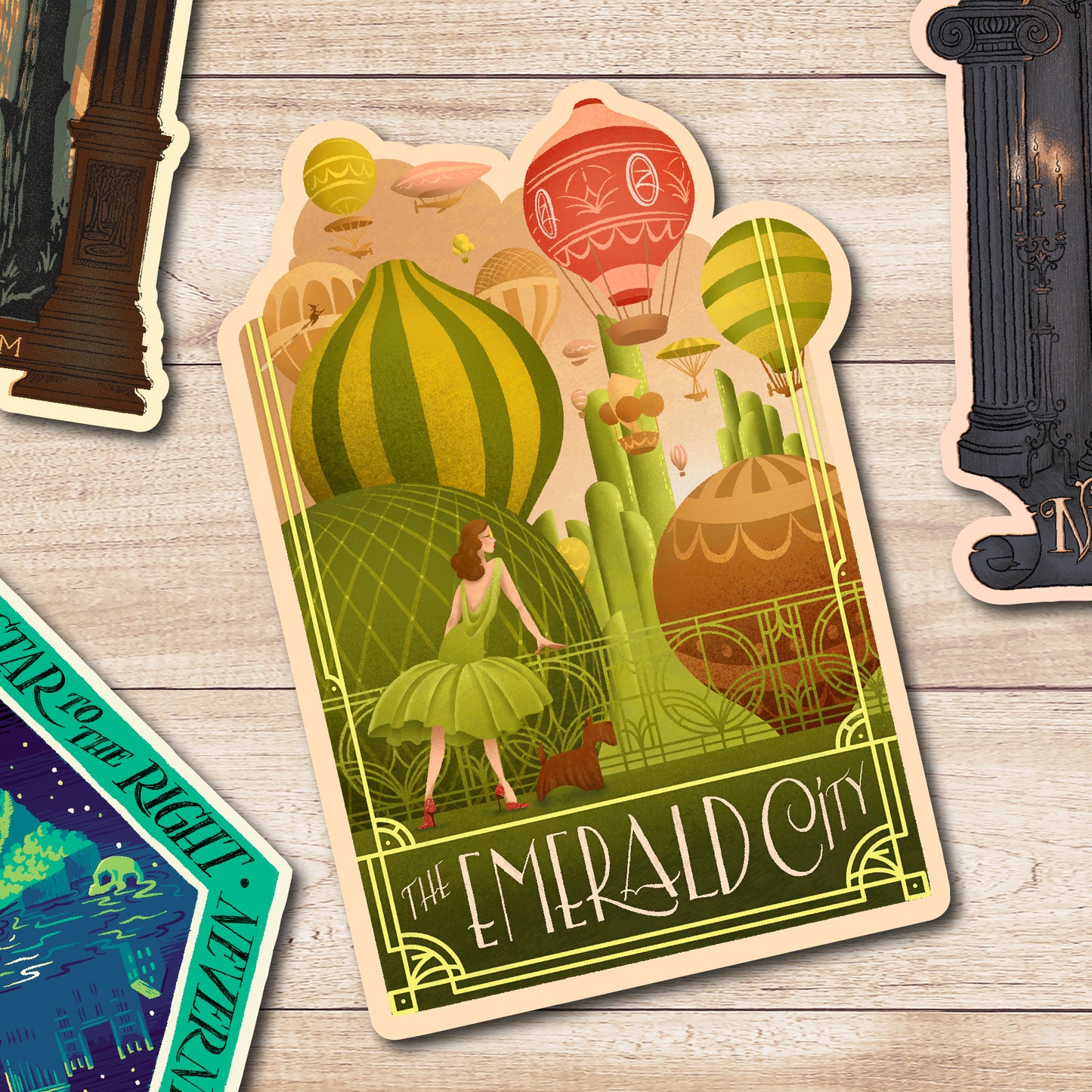 The Emerald City, The Land of OZ || Travel Sticker Series (Copy)