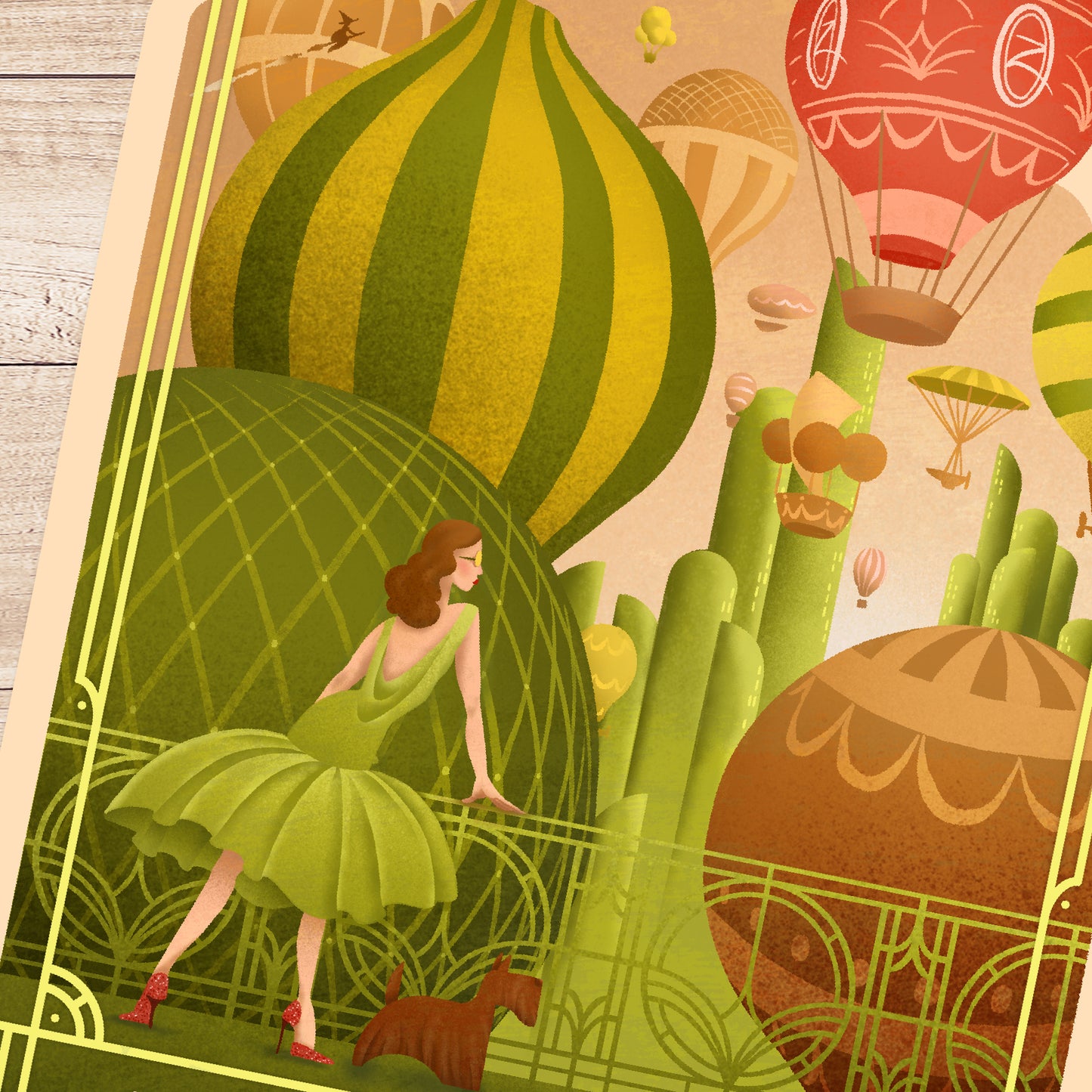 The Emerald City, The Land of OZ || Travel Sticker Series (Copy)