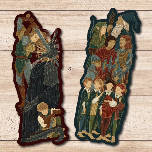 NEW! Tapestry Stickers  || Vinyl Stickers || There and Back Again Collection