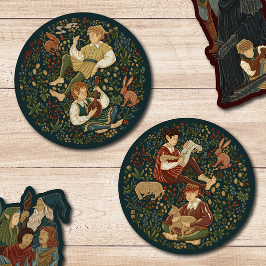 NEW! The Halflings || Vinyl Stickers || There and Back Again Collection