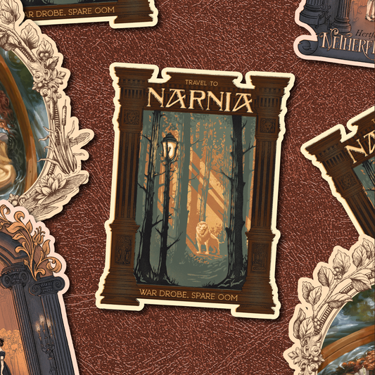 Into the Wardrobe, Narnia || Travel Sticker Series
