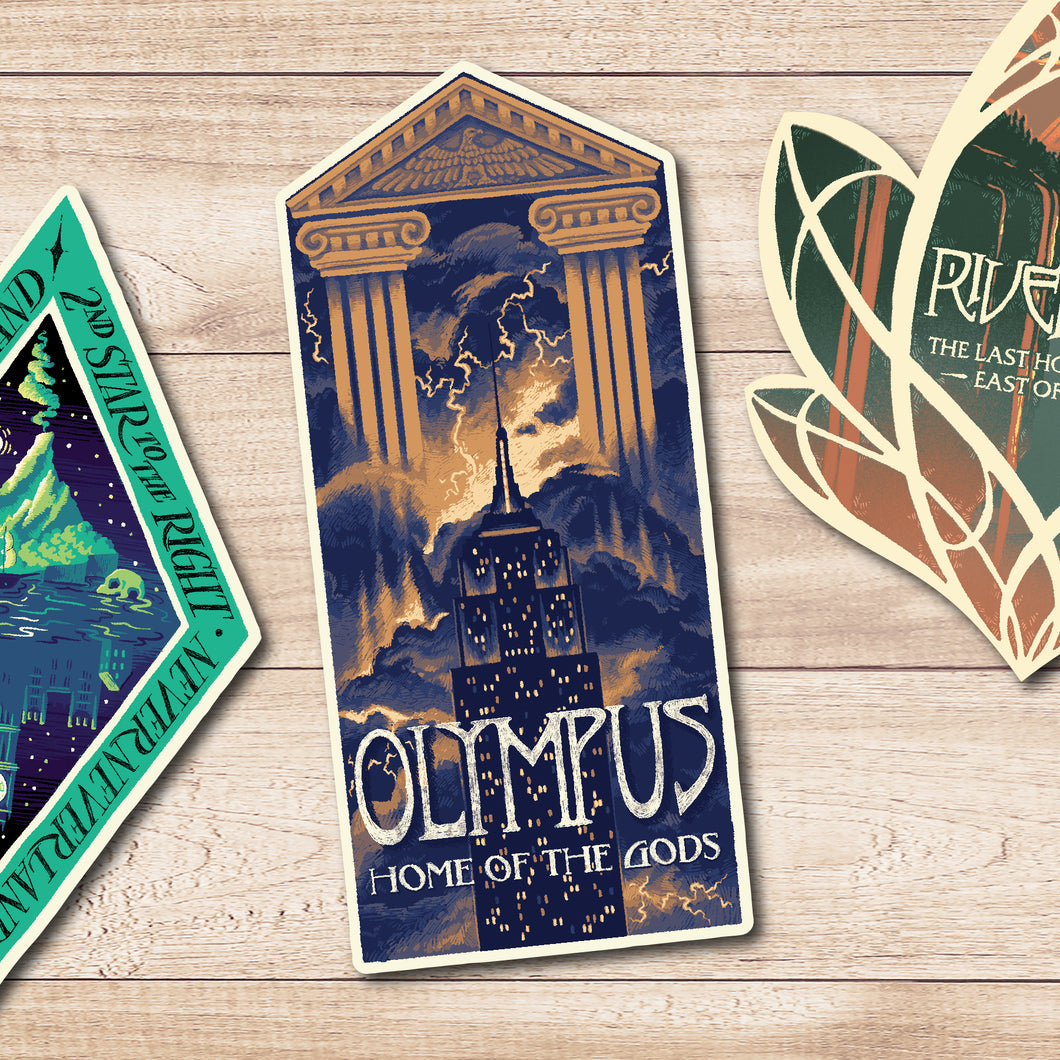 Olympus, NYC || Travel Sticker Series
